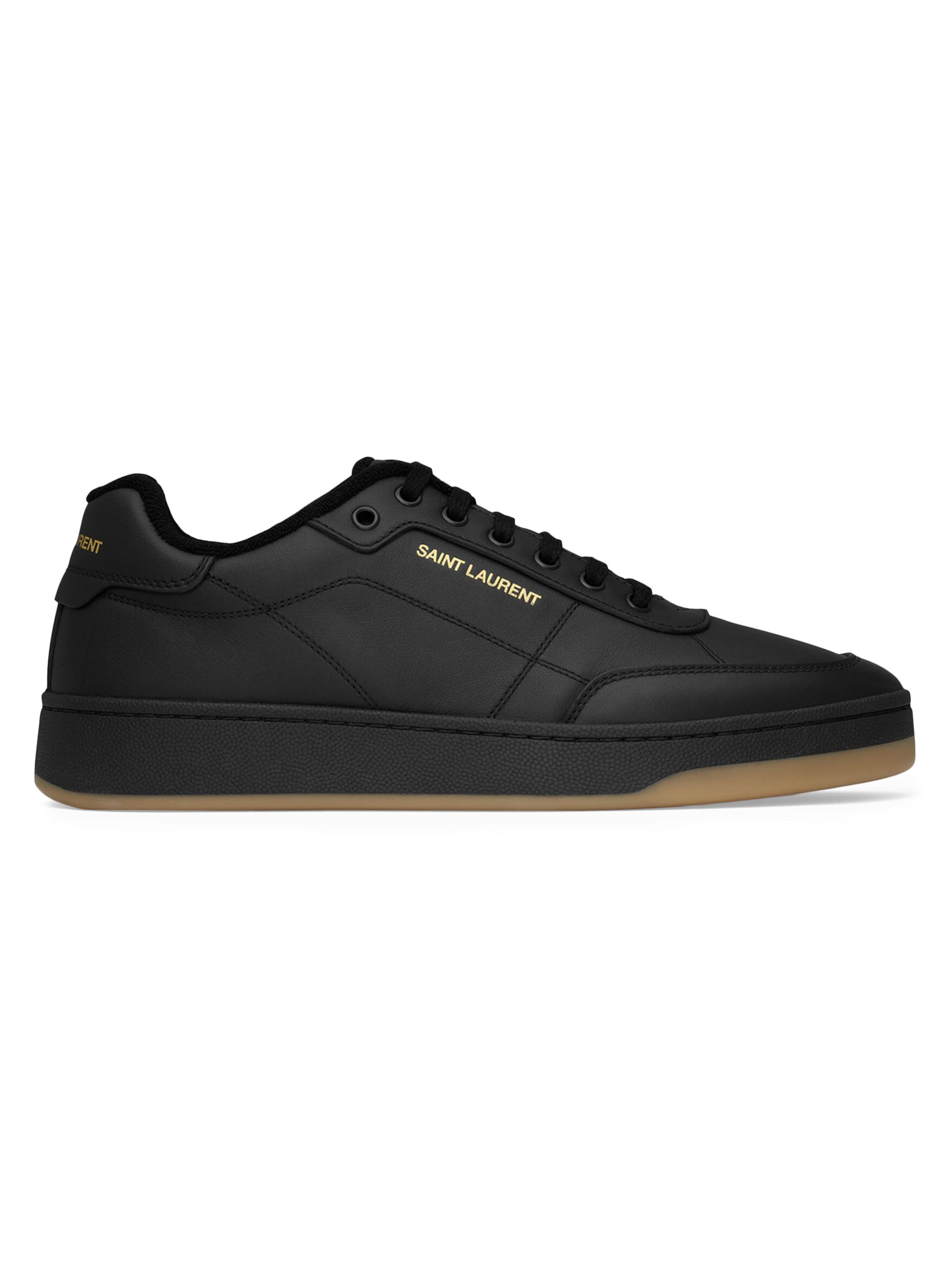 Saint Laurent Signature Logo Low-Top Sneakers | Saks Fifth Avenue