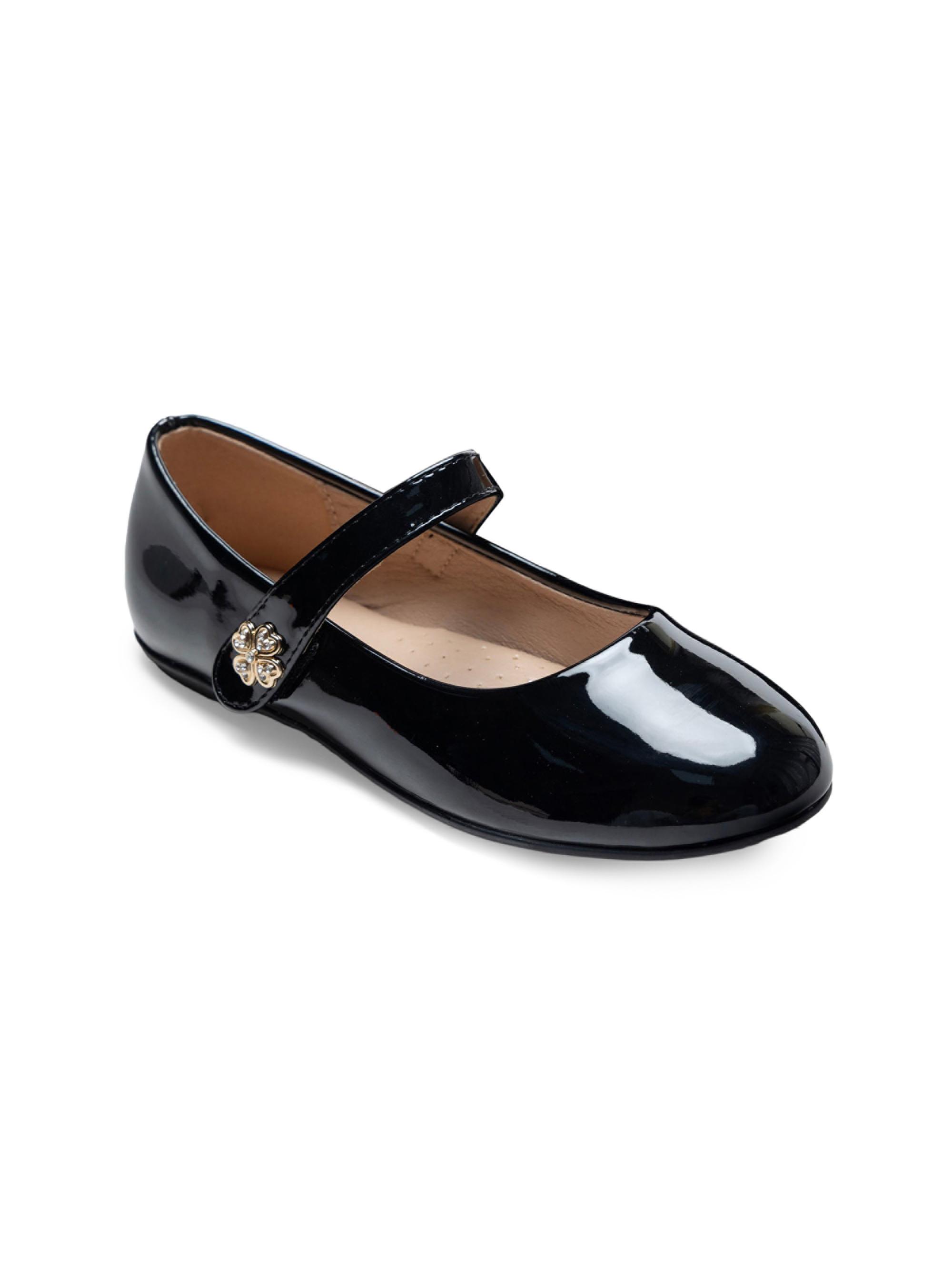 Tulleen Maleia Clover Charm Flats - Black 1 (Child)