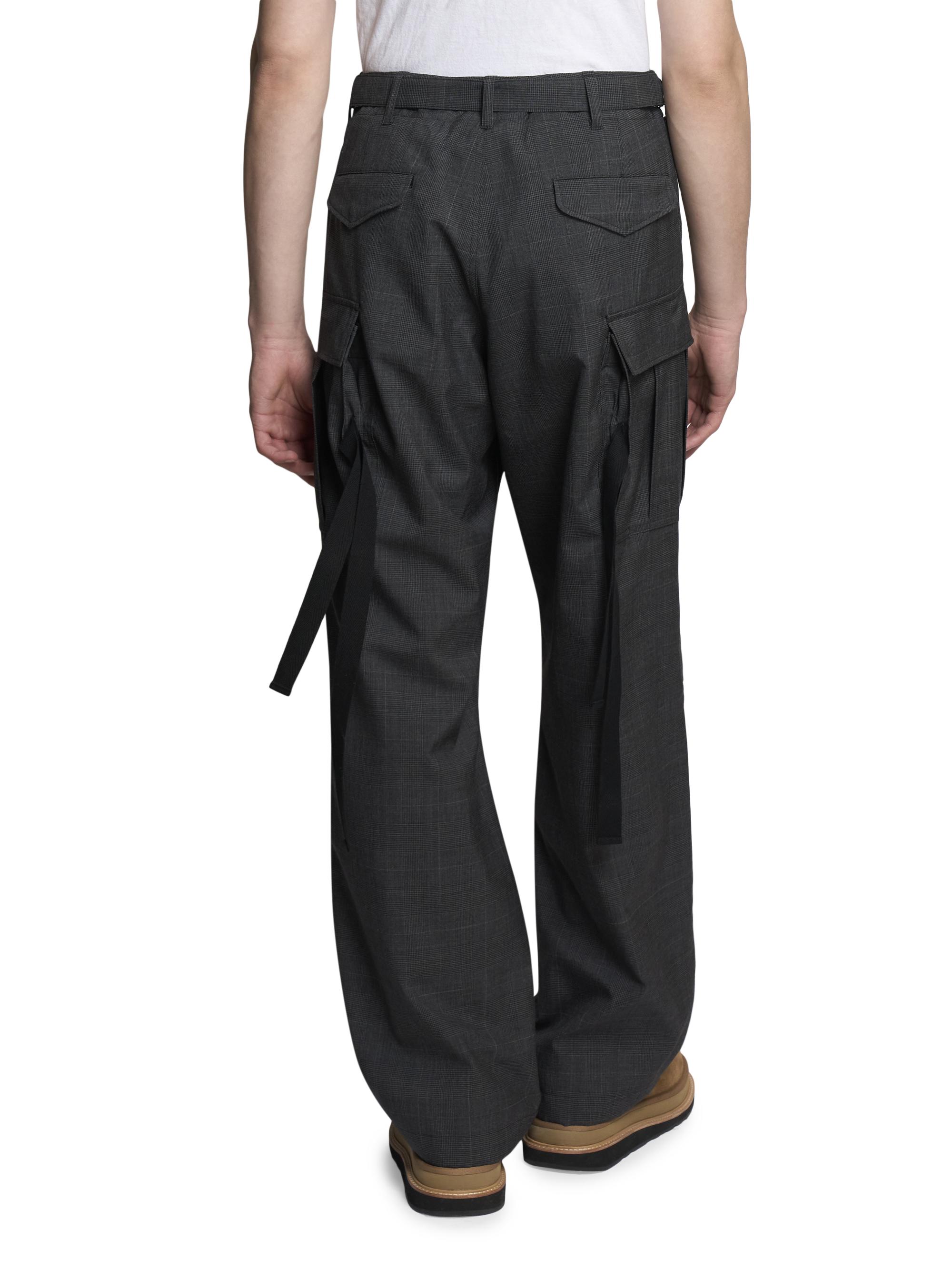 Sacai Glen Check Wool Pants | Saks Fifth Avenue