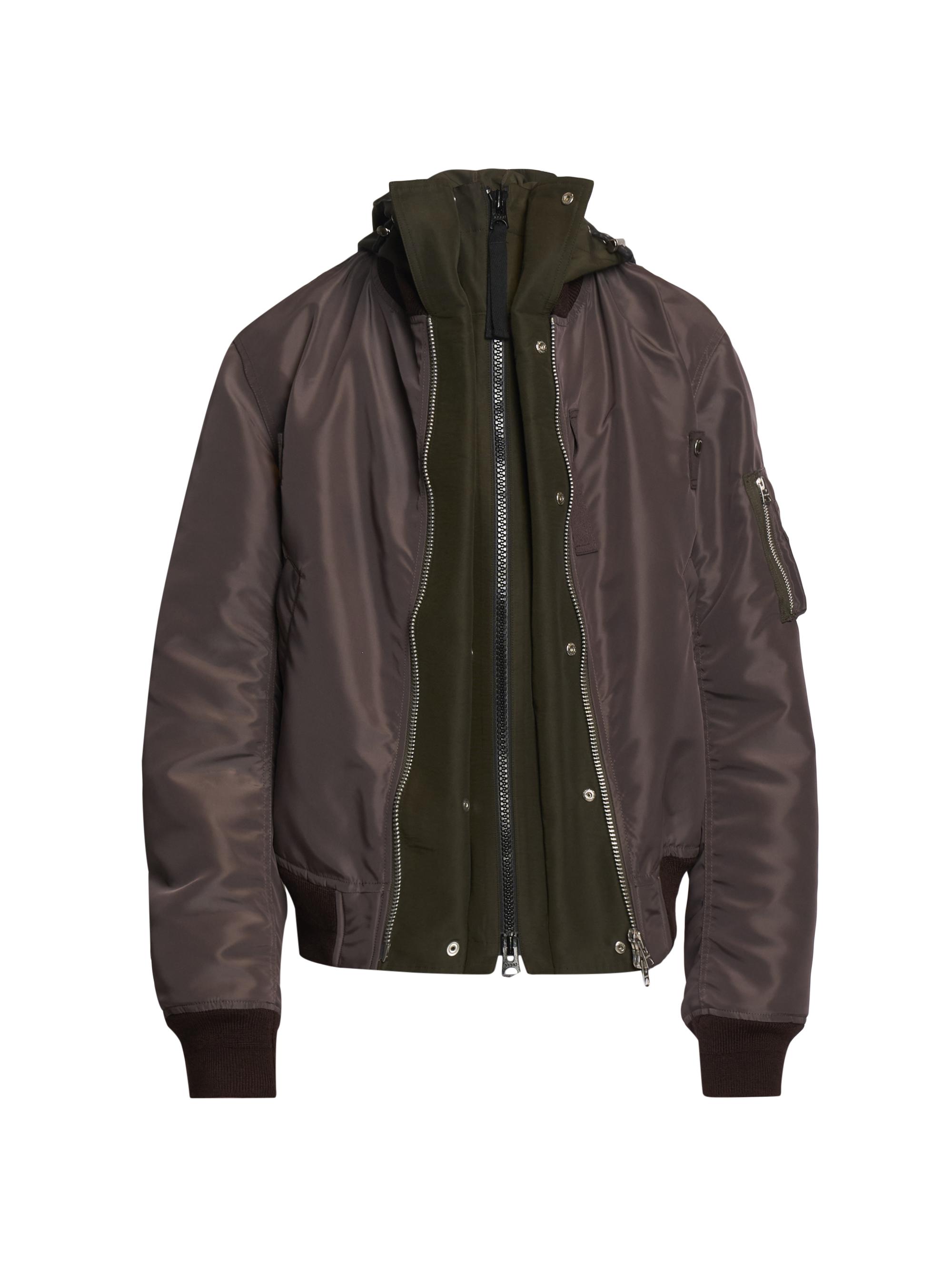 Sacai Two-Tone Puffer Jacket | Saks Fifth Avenue