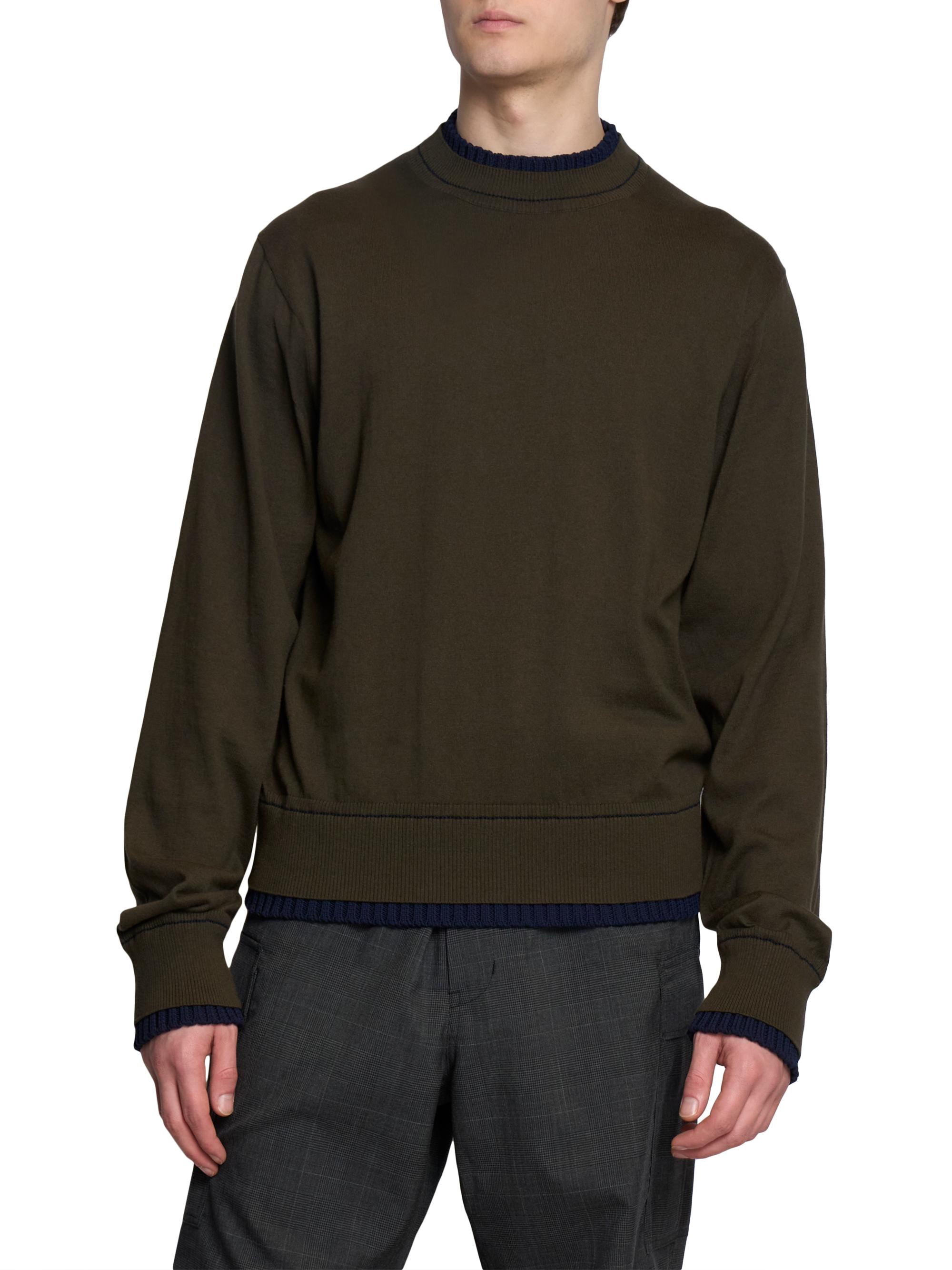 sacai サカイ 26SS Cotton Cashmere Knit Pullover ニットセーター 26-08333 ホワイト 1 Cotton Cashmere Knit Pullover | sacai Official Store サカイ