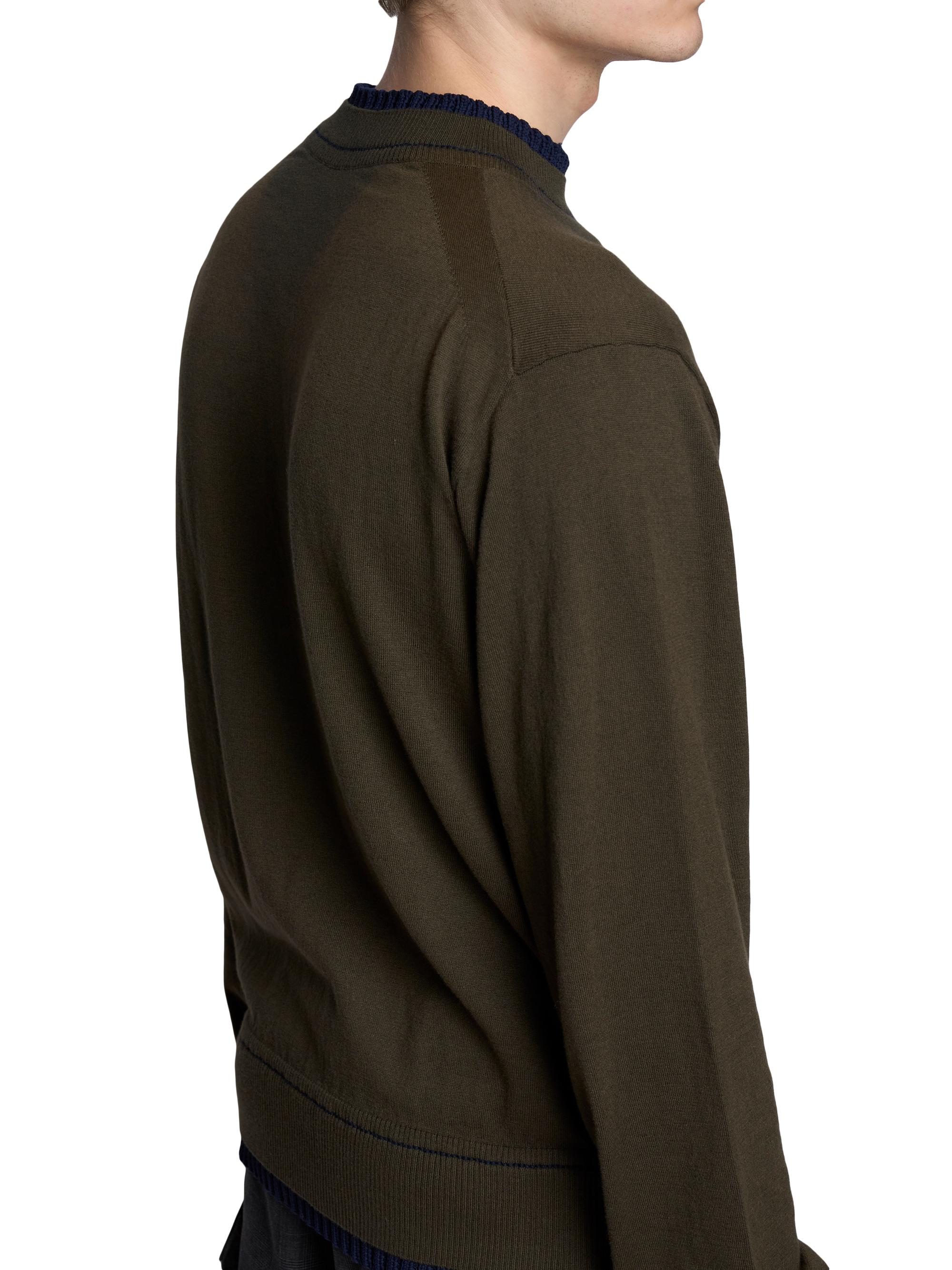 Sacai Cotton-Cashmere Knit Sweater | Saks Fifth Avenue