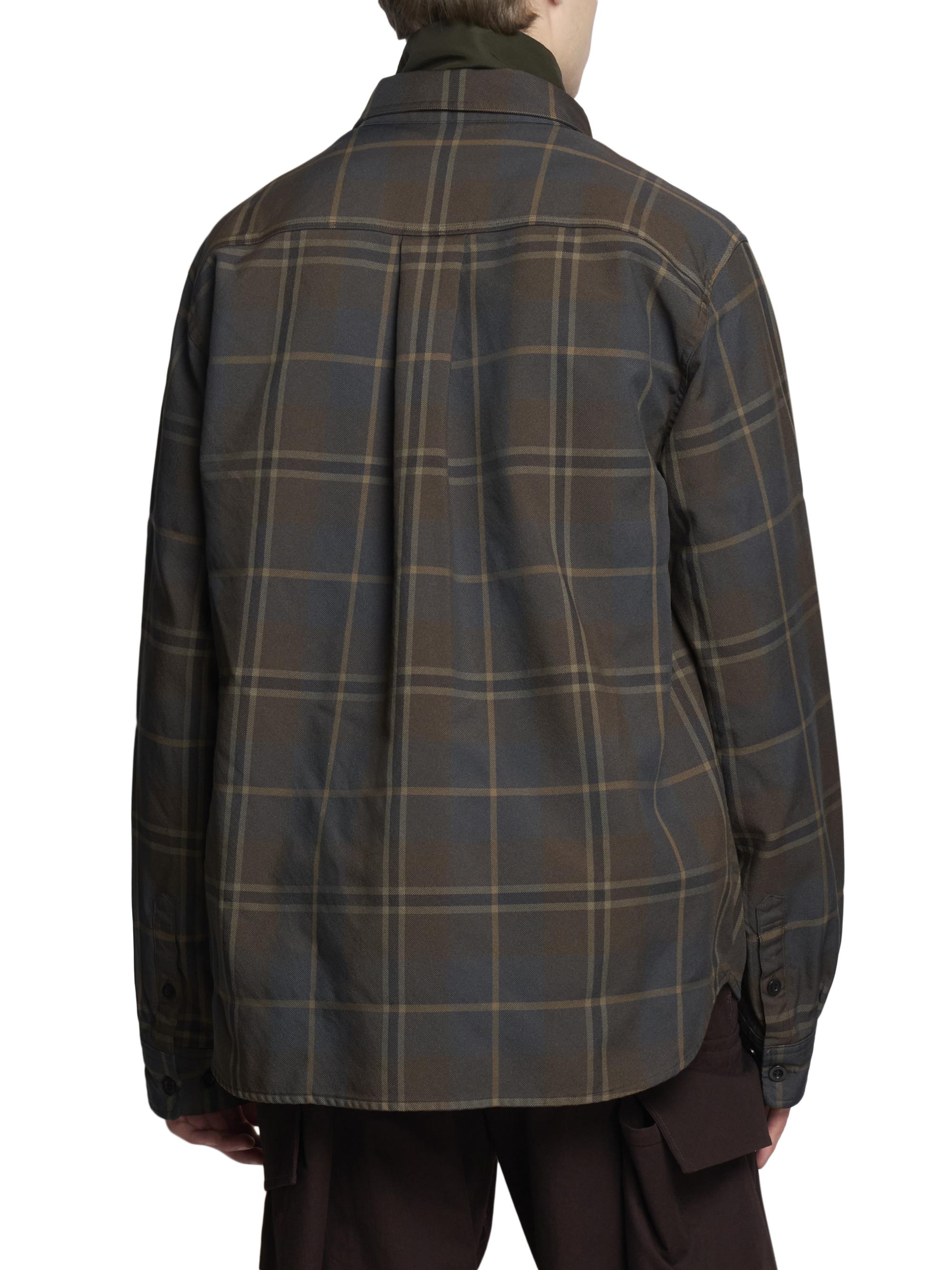 Sacai Plaid Shacket | Saks Fifth Avenue
