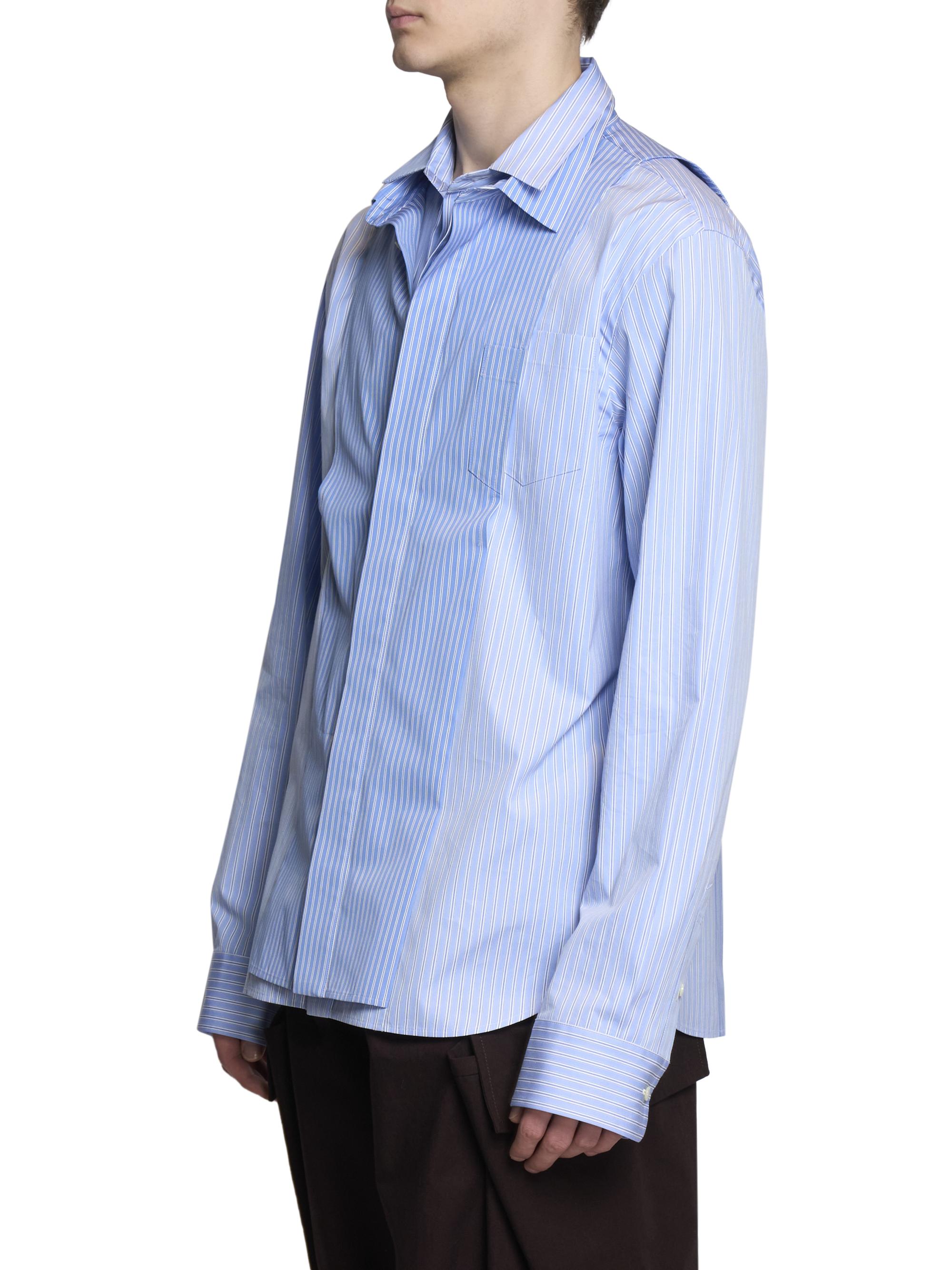 【sacai】Cotton Poplin Shirt 0400023860766_STRIPEMIX?wid=