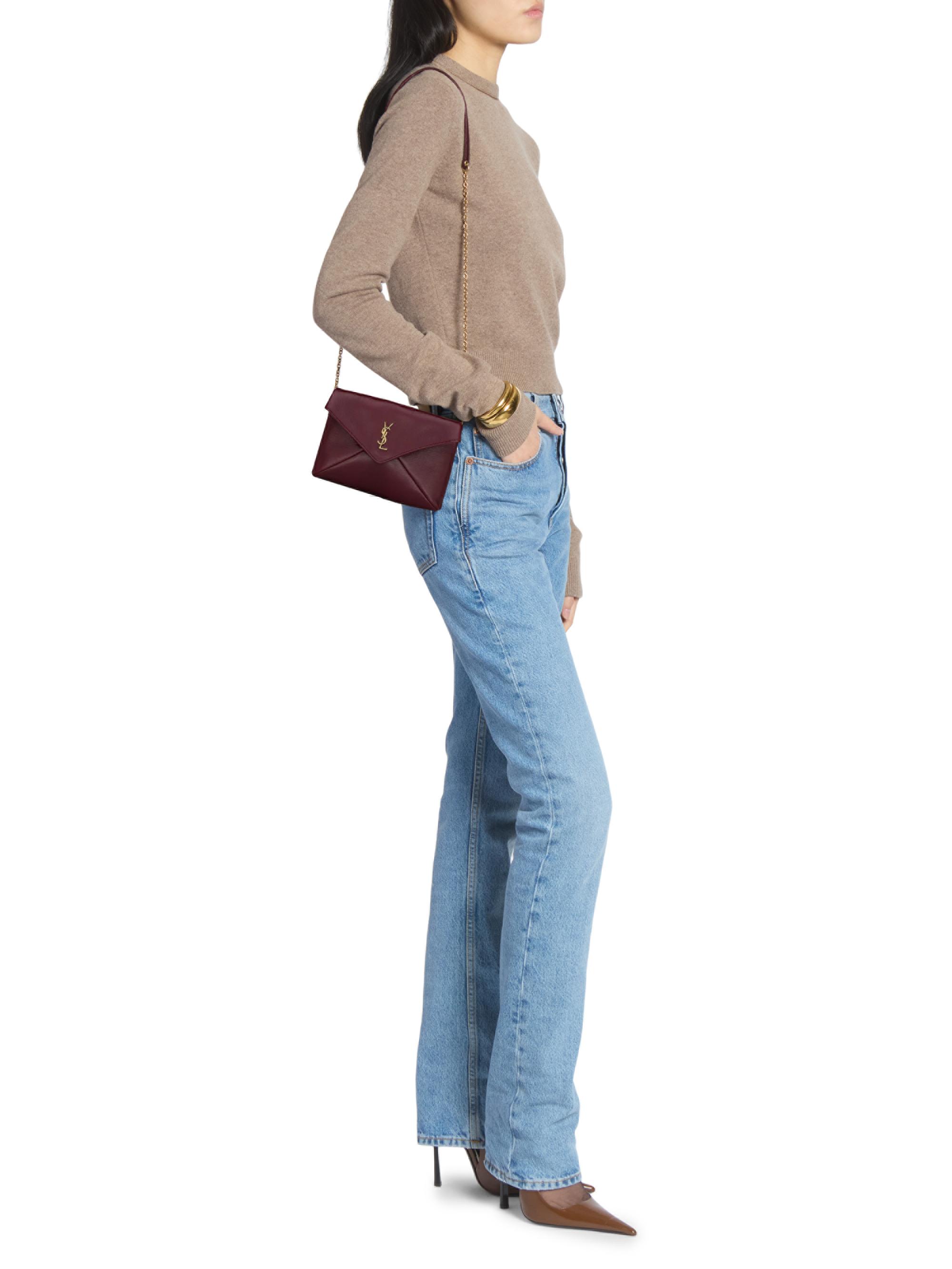 Cassandre Chain Pouch in Shiny Leather