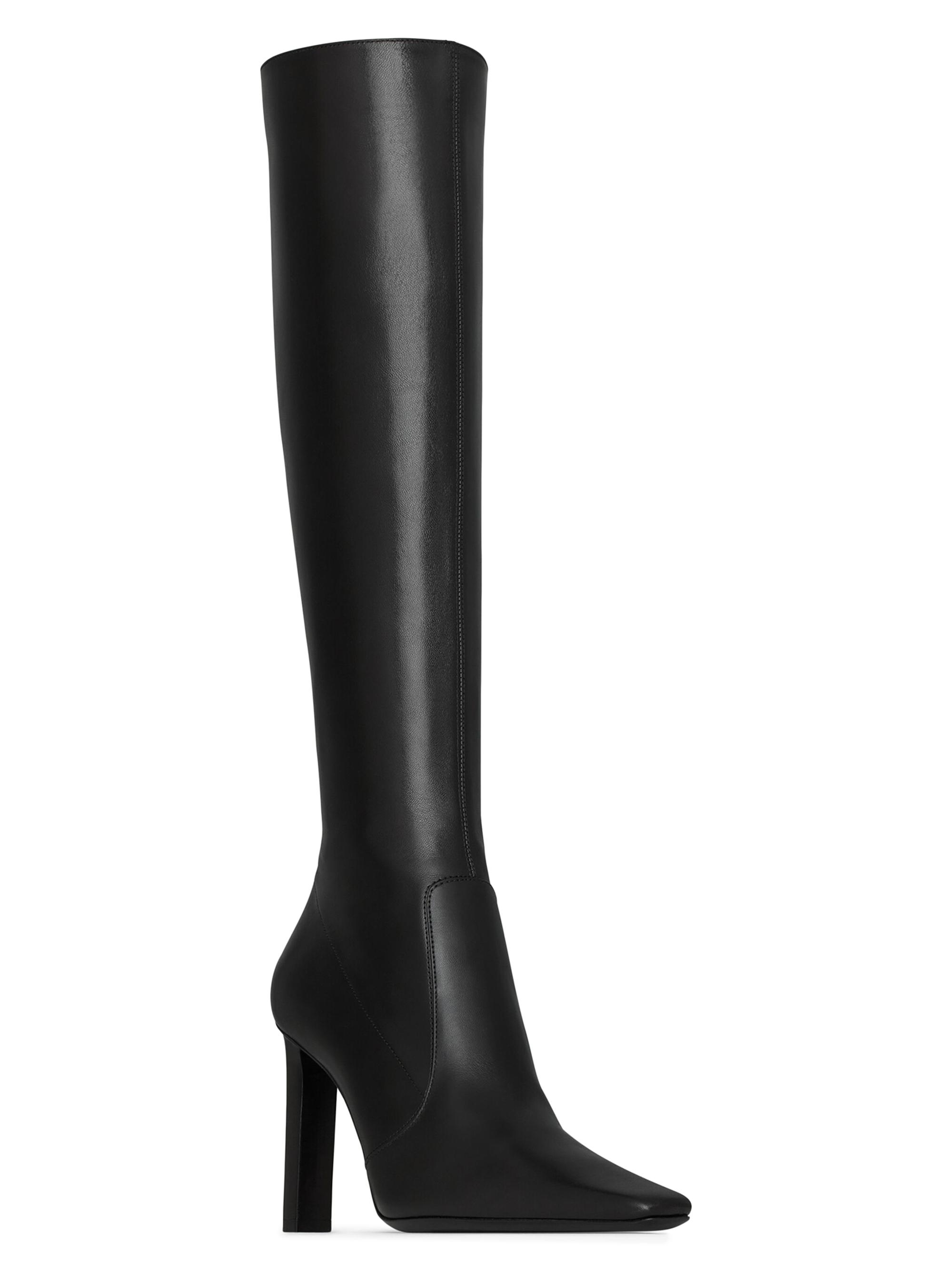 Saint Laurent Francoise Boots in Smooth Leather | Saks Fifth Avenue