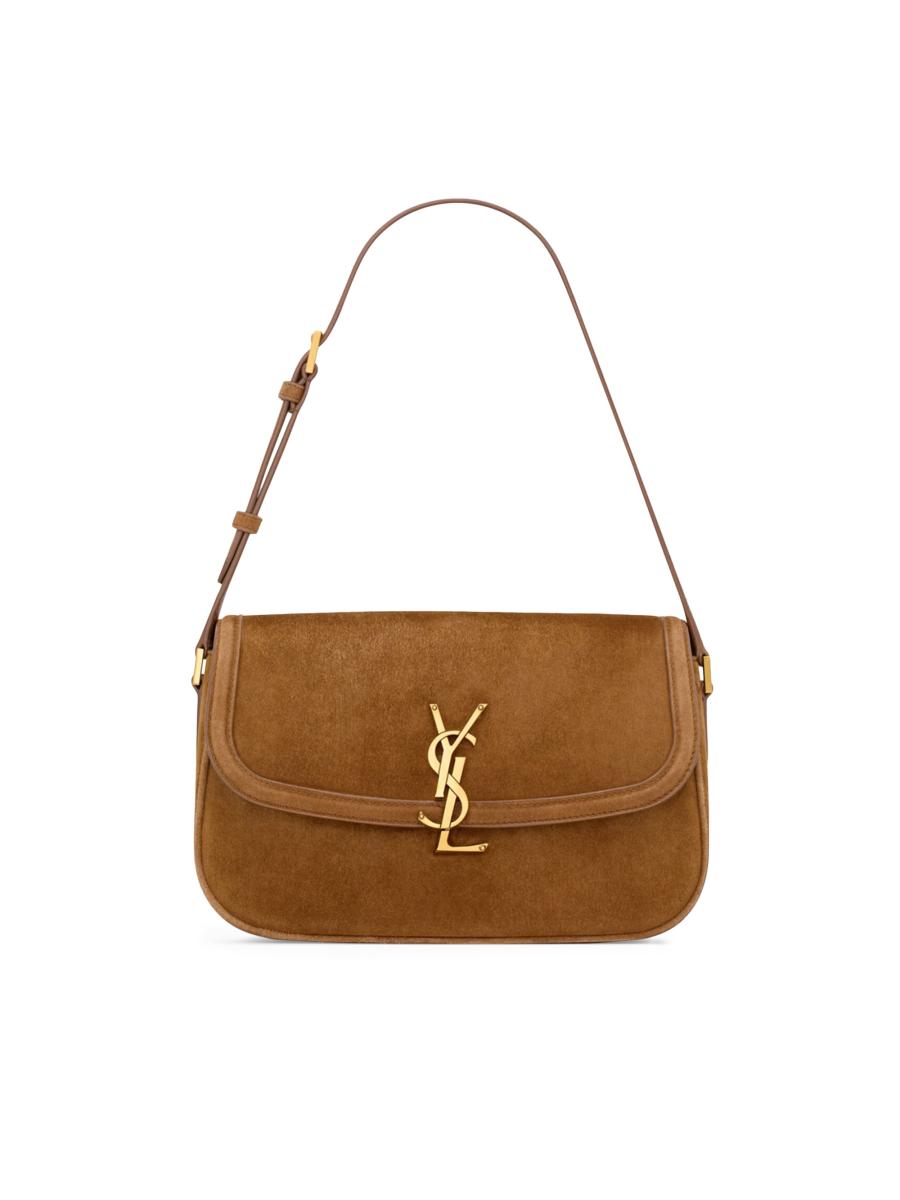 ショルダーバッグ・ポシェット Saint Laurent Solferino Medium Suede Shoulder Bag Saint Laurent Solferino Medium Shoulder Bag in Suede | Saks