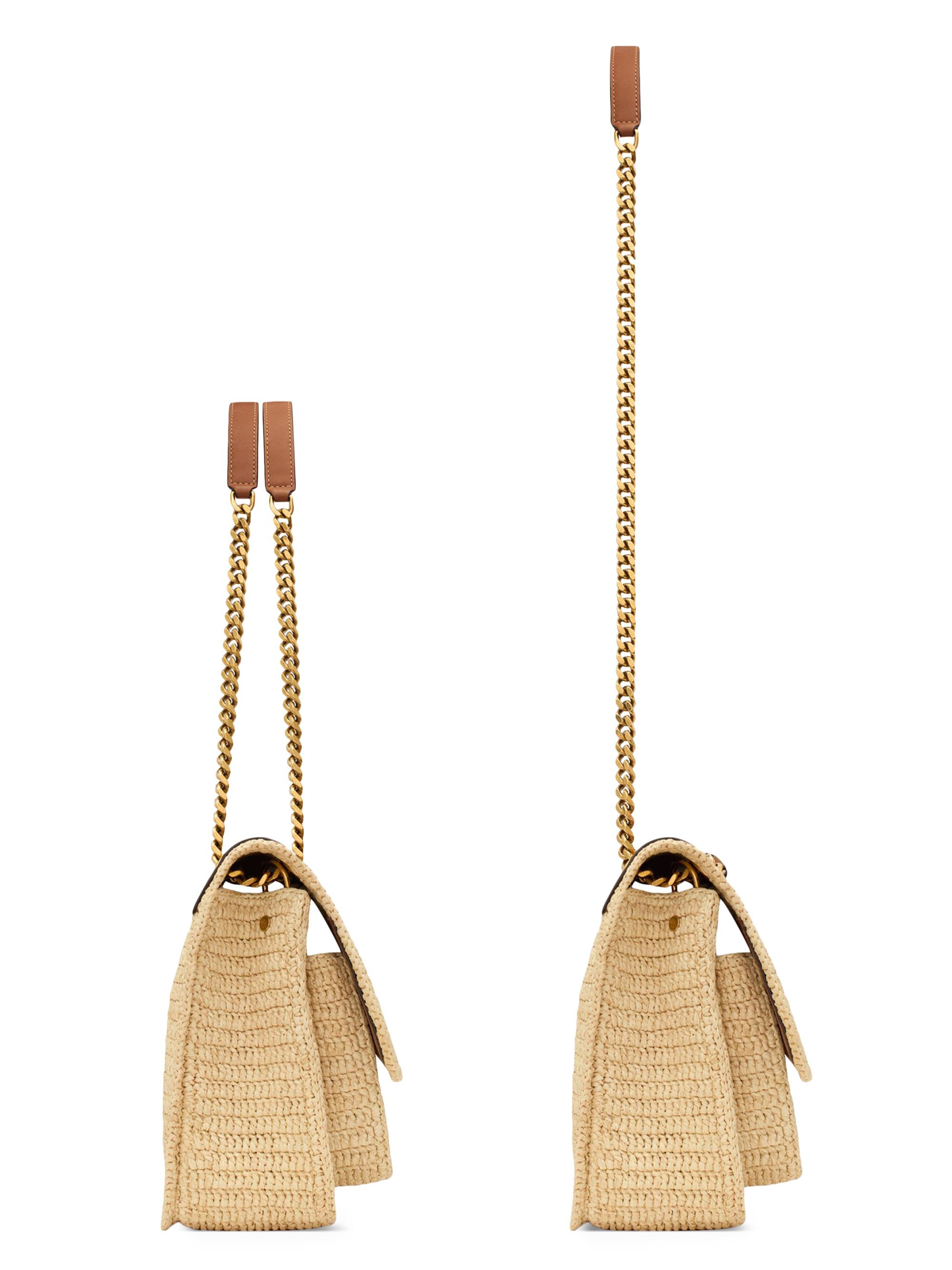 Saint Laurent Niki Medium Shoulder Bag in Raffia | Saks