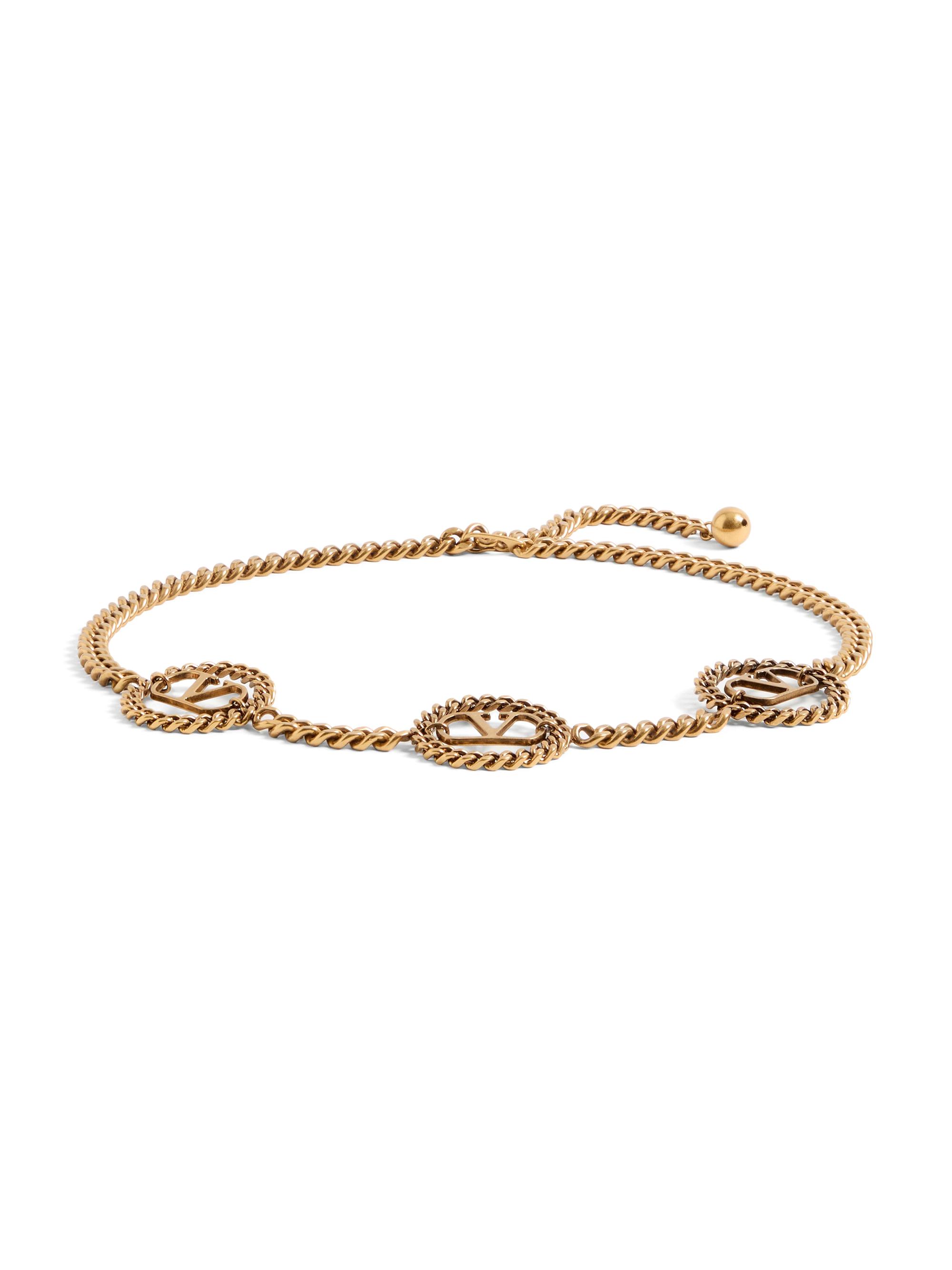Valentino Garavani Women's Vlogo Signature Chain Belt - Gold
