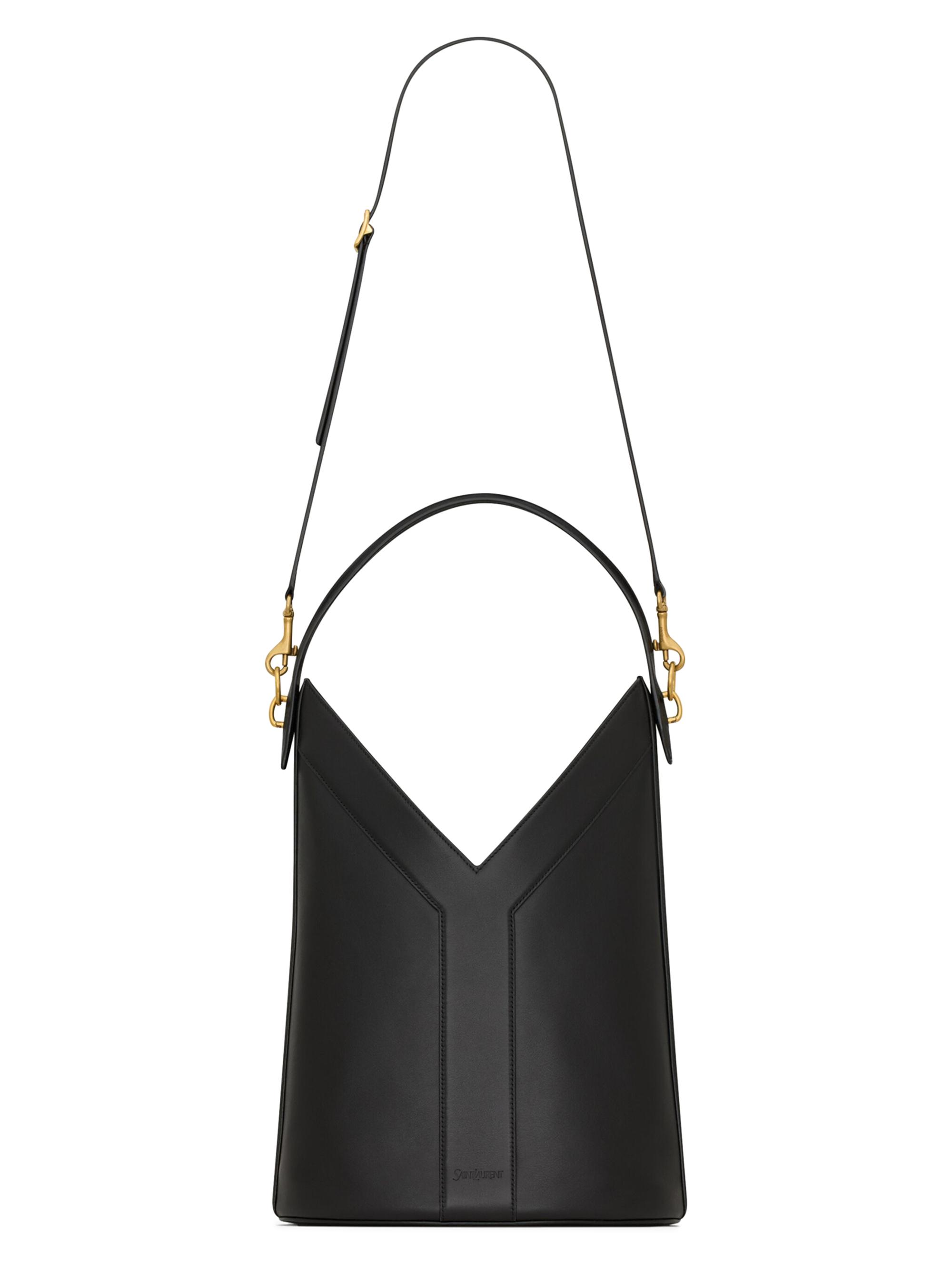ショルダーバッグ・ポシェット Saint Laurent Leather Bucket Bag 0400023861062_BLACK?wid=600&