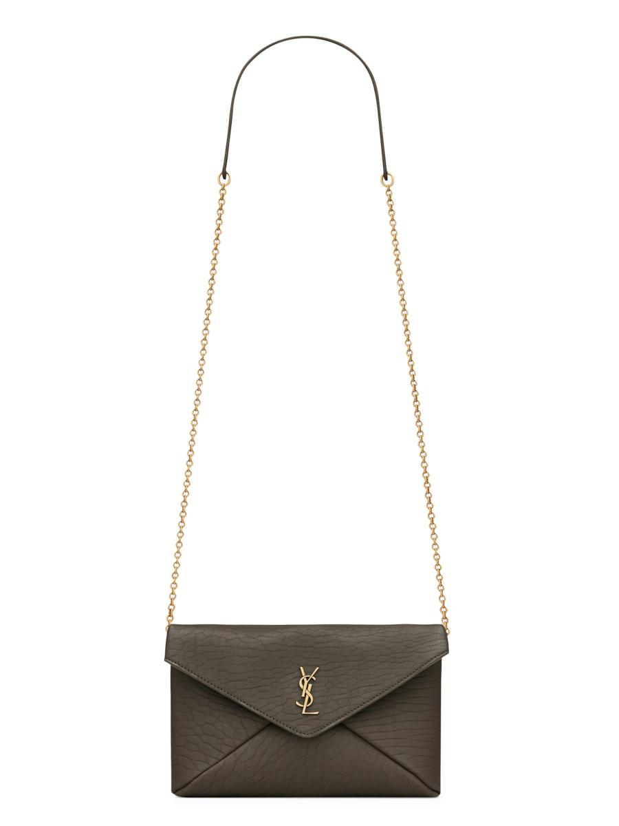 Saint Laurent正規品/送料関税込み CASSANDRE Cross bag Saint Laurent Cassandre Chain Pouch in Lambskin | Saks Fifth