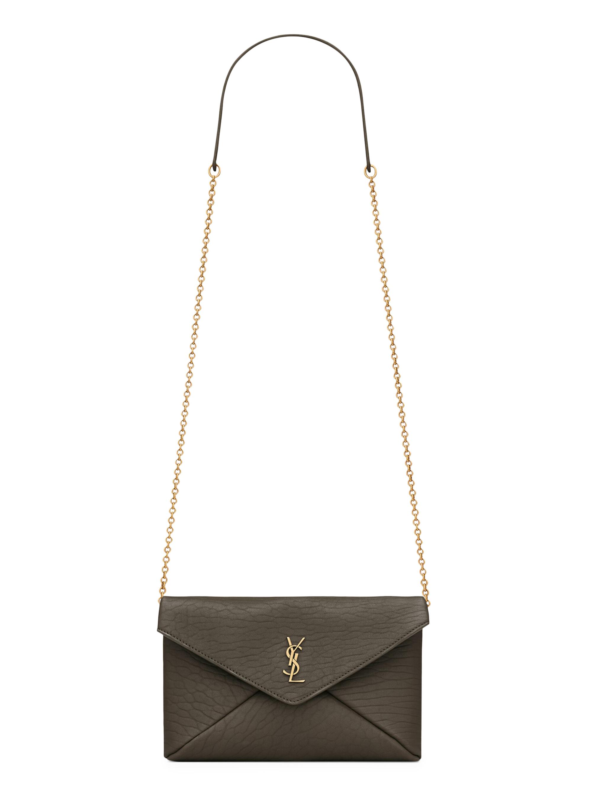 Cassandre Chain Pouch in Shiny Leather