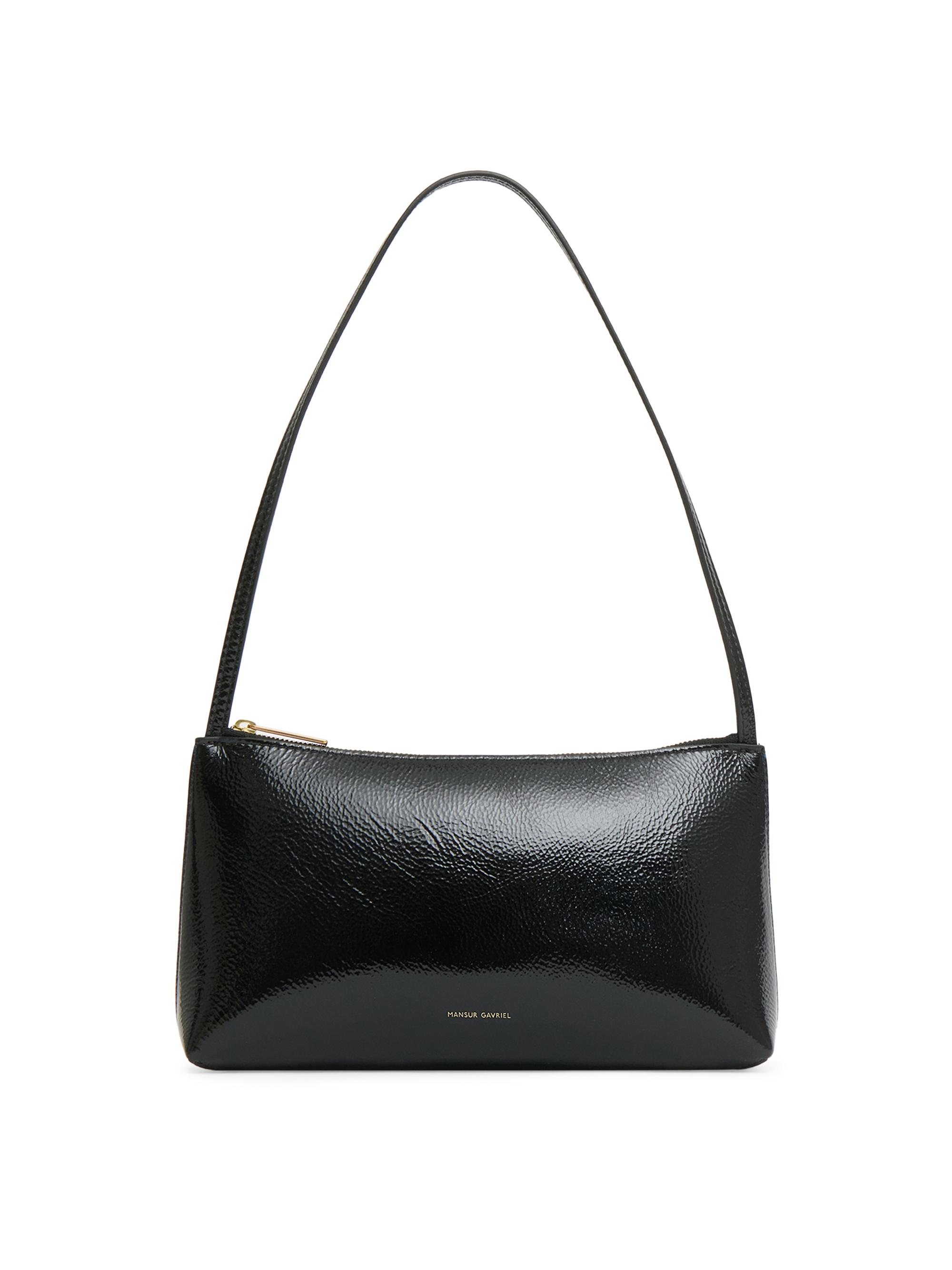 Mansur Gavriel Gaia Croc-Embossed Leather Shoulder Bag | Saks