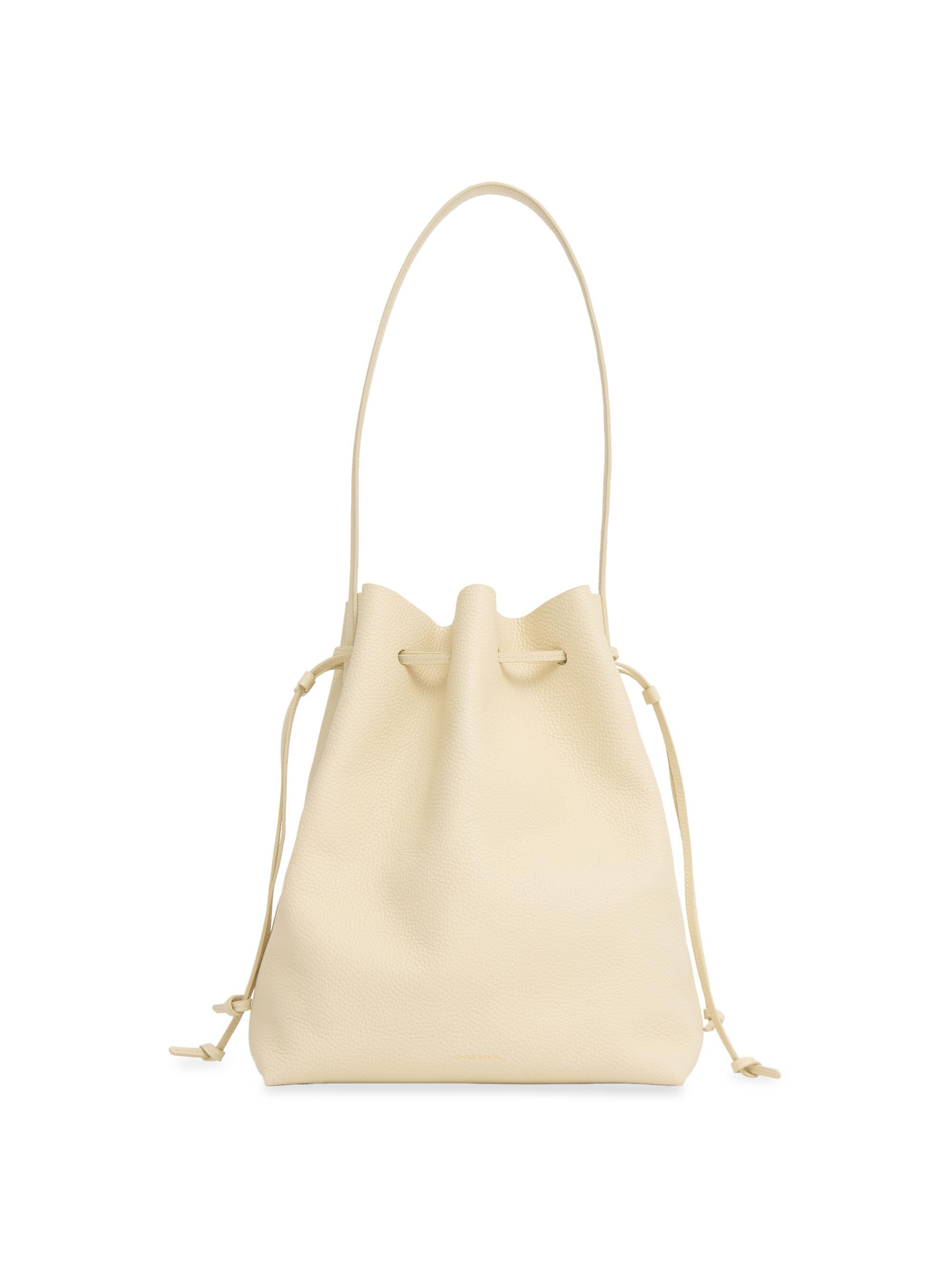 Mansur Gavriel Women's Cabas Leather Bucket Bag - Jasmine