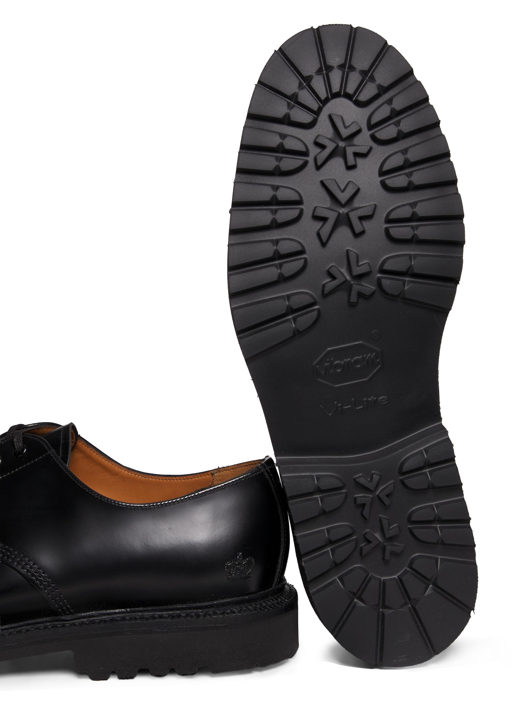CDG Homme Comme des Garçons PLAY x Sanders Glossy Leather Loafers