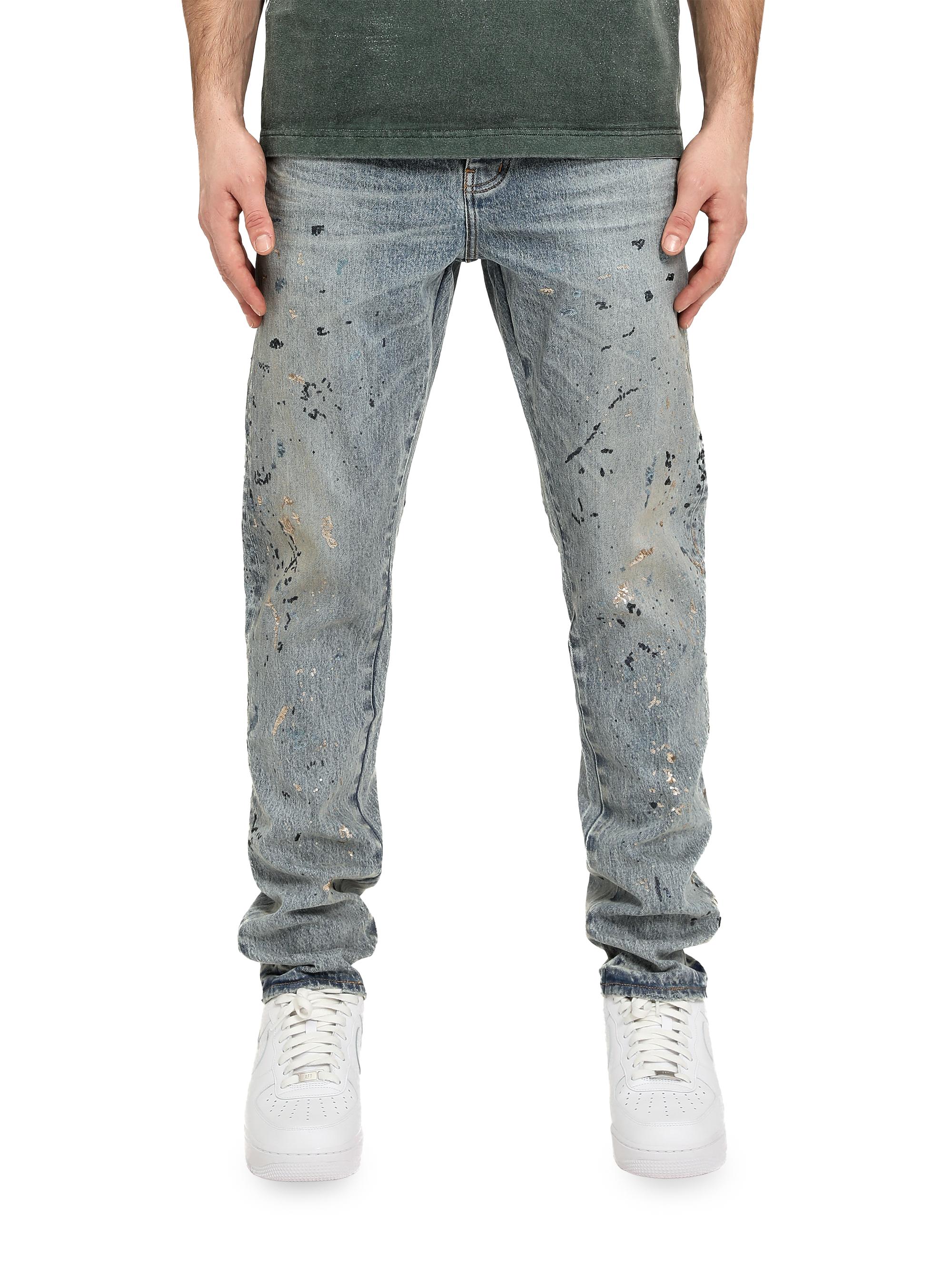 Purple Brand Manganese Paint Slim-Straight Jeans | Saks Fifth Avenue