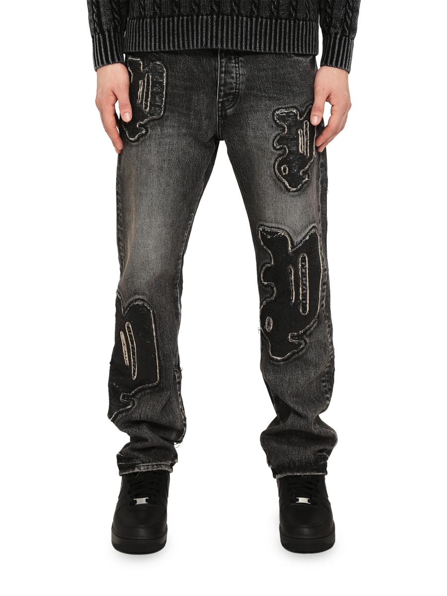 Purple Brand Monceau Sequined Logo Jeans | Saks Fifth Avenue