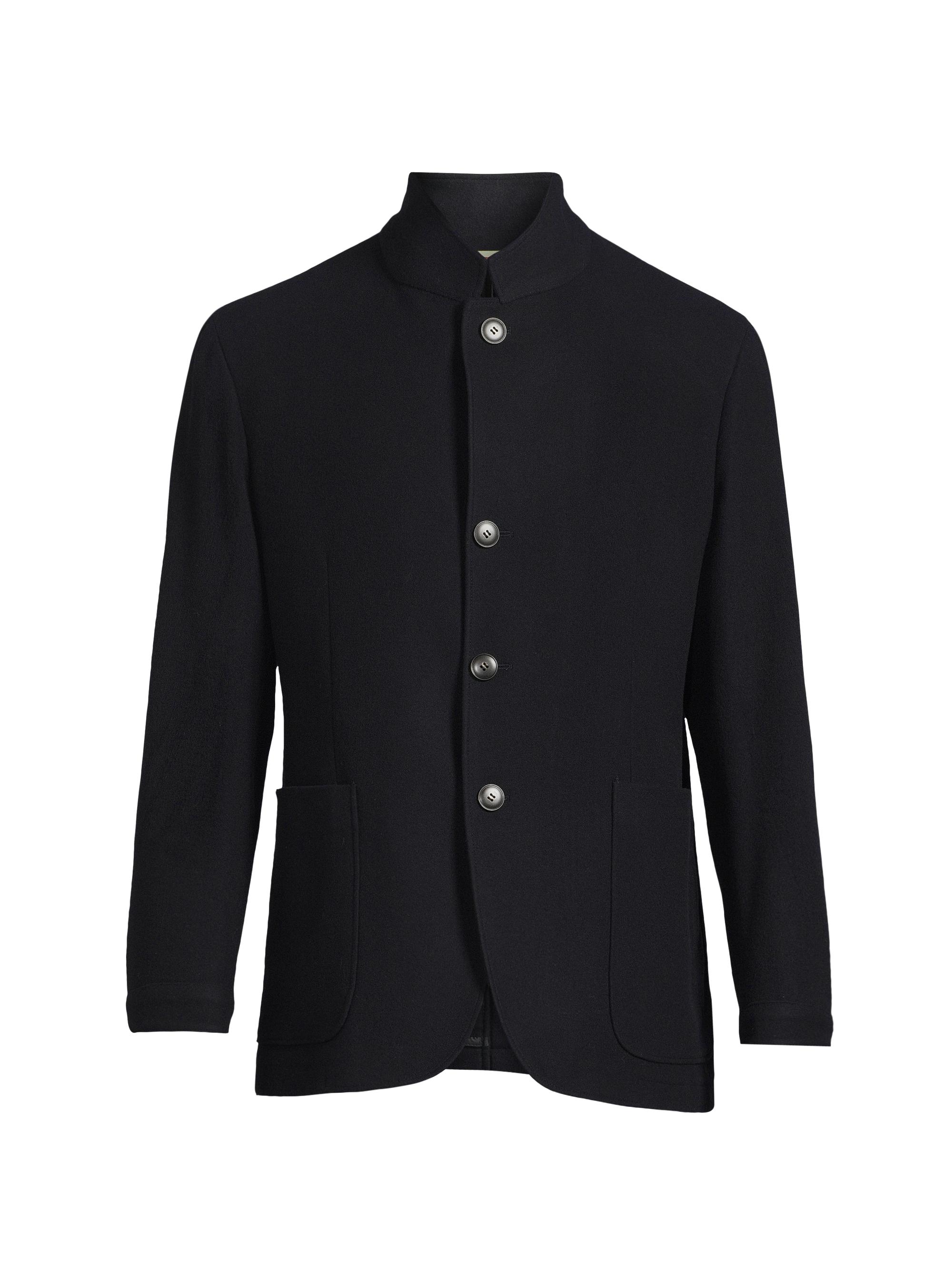 【EMPORIO ARMANI】NO COLLAR JACKET 281T Emporio Armani Icon Nylon Stretch Blazer | Saks Fifth Avenue