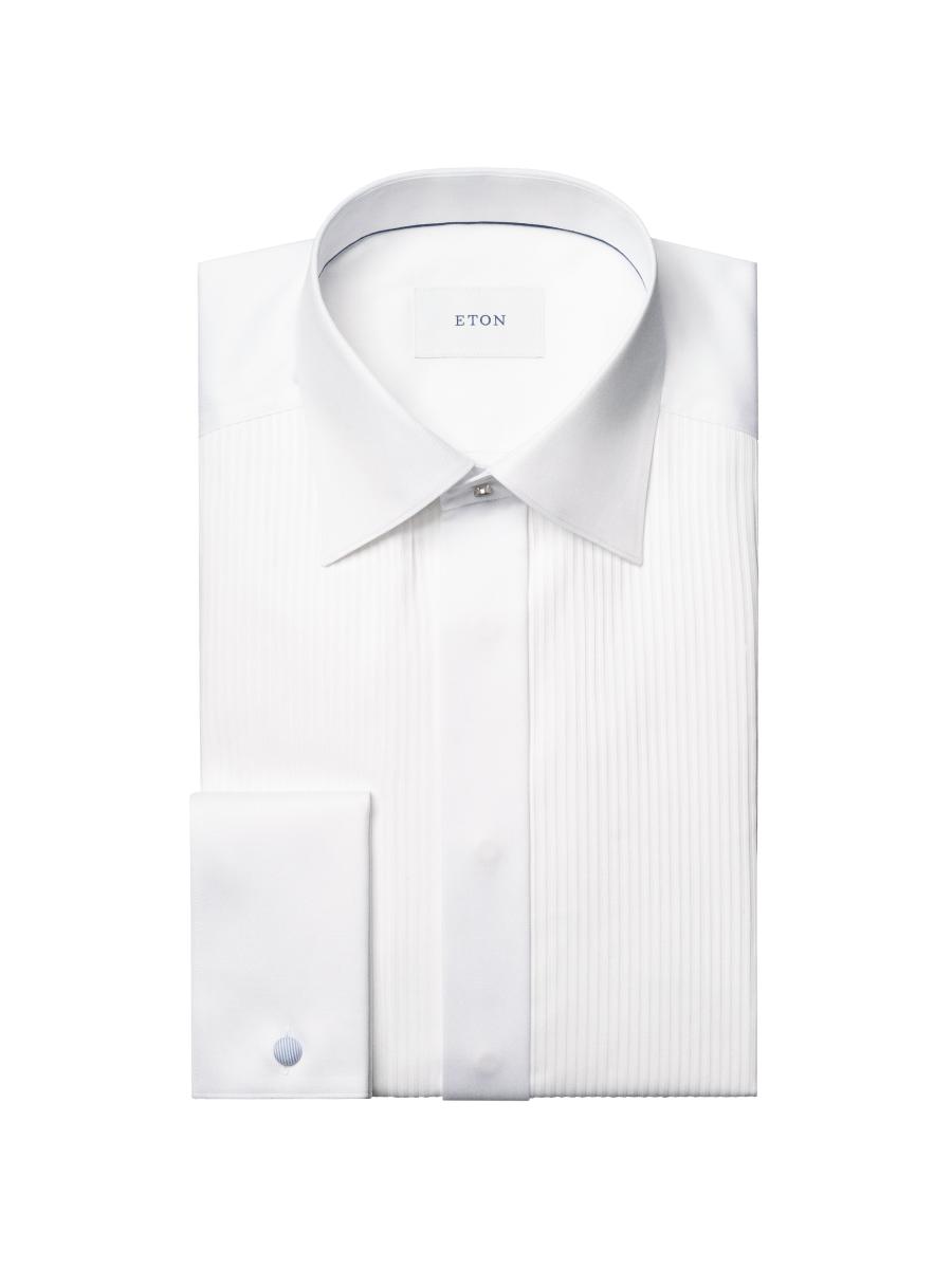 Eton Men's Slim-fit Plissé Shirt In White