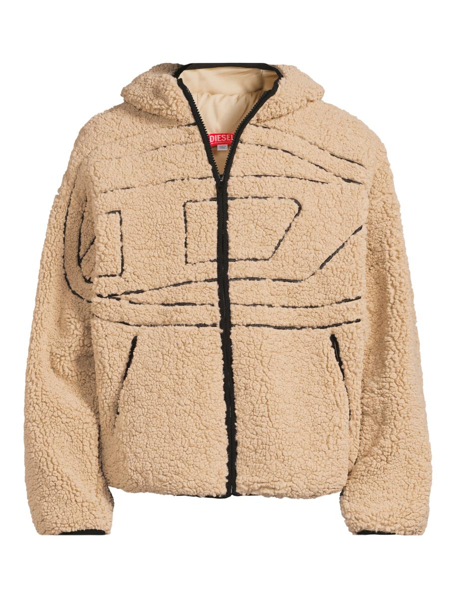 Diesel Zat Sherpa Full-Zip Hoodie | Saks Fifth Avenue
