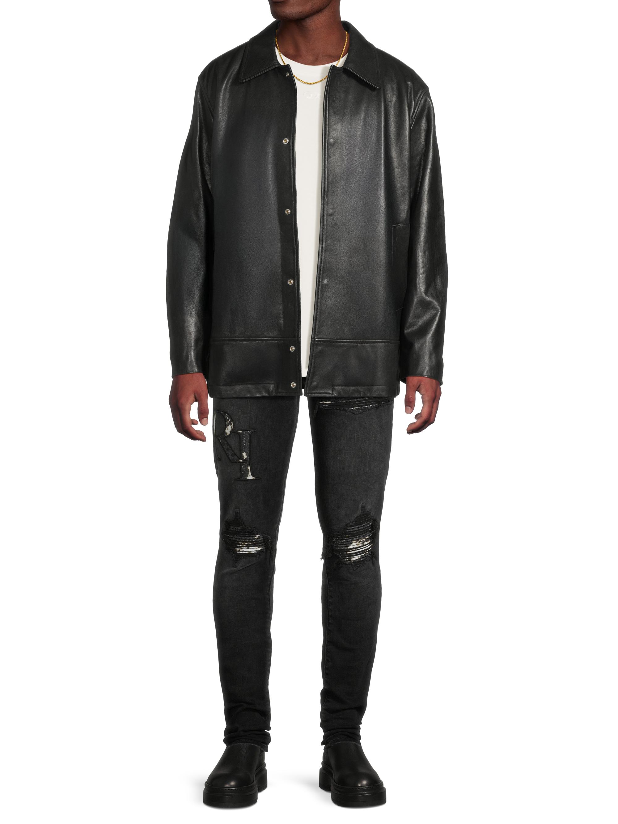 (新品未使用タグ付き)DIESEL　L-Jess Diesel Jess Leather Jacket | Saks Fifth Avenue