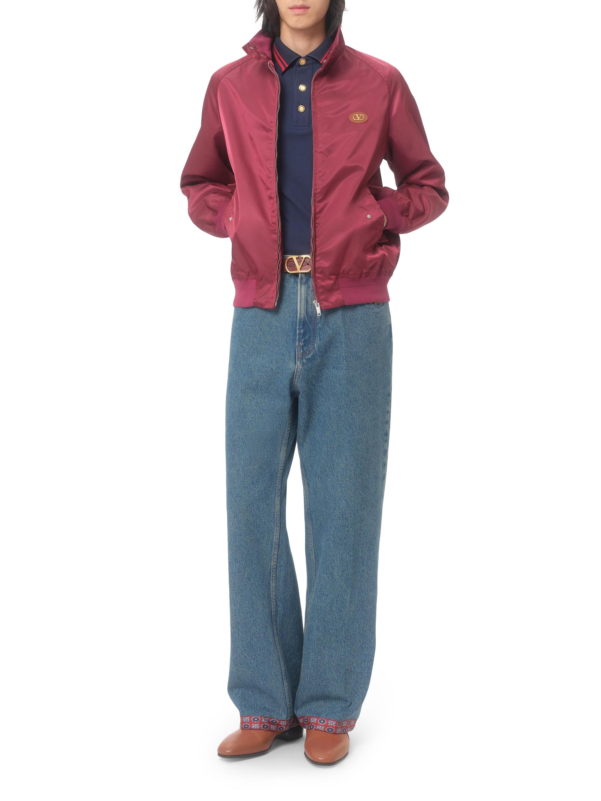 Valentino Garavani Logo Cotton Piqué Polo Shirt | Saks Fifth Avenue