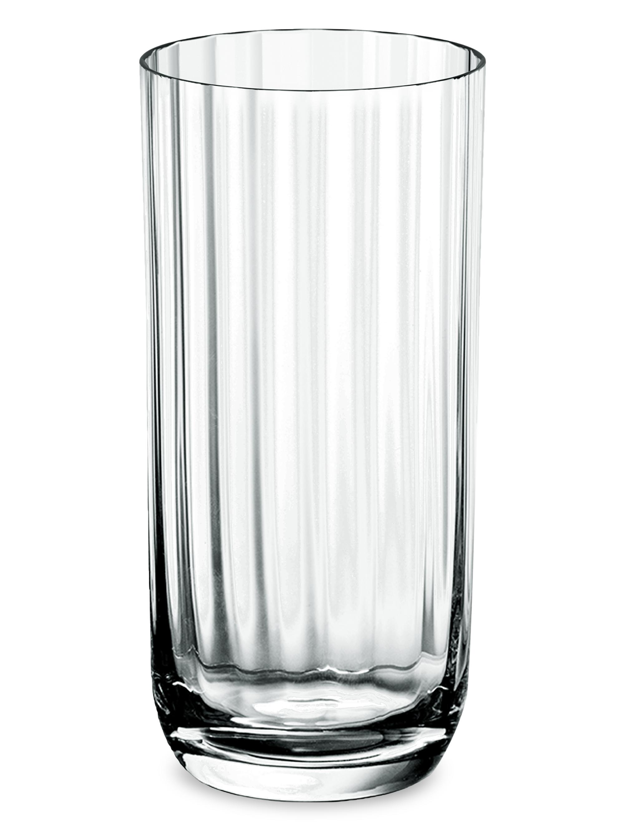 Villeroy & Boch Rose Garden Crystal Highball/Tumbler Set of 4