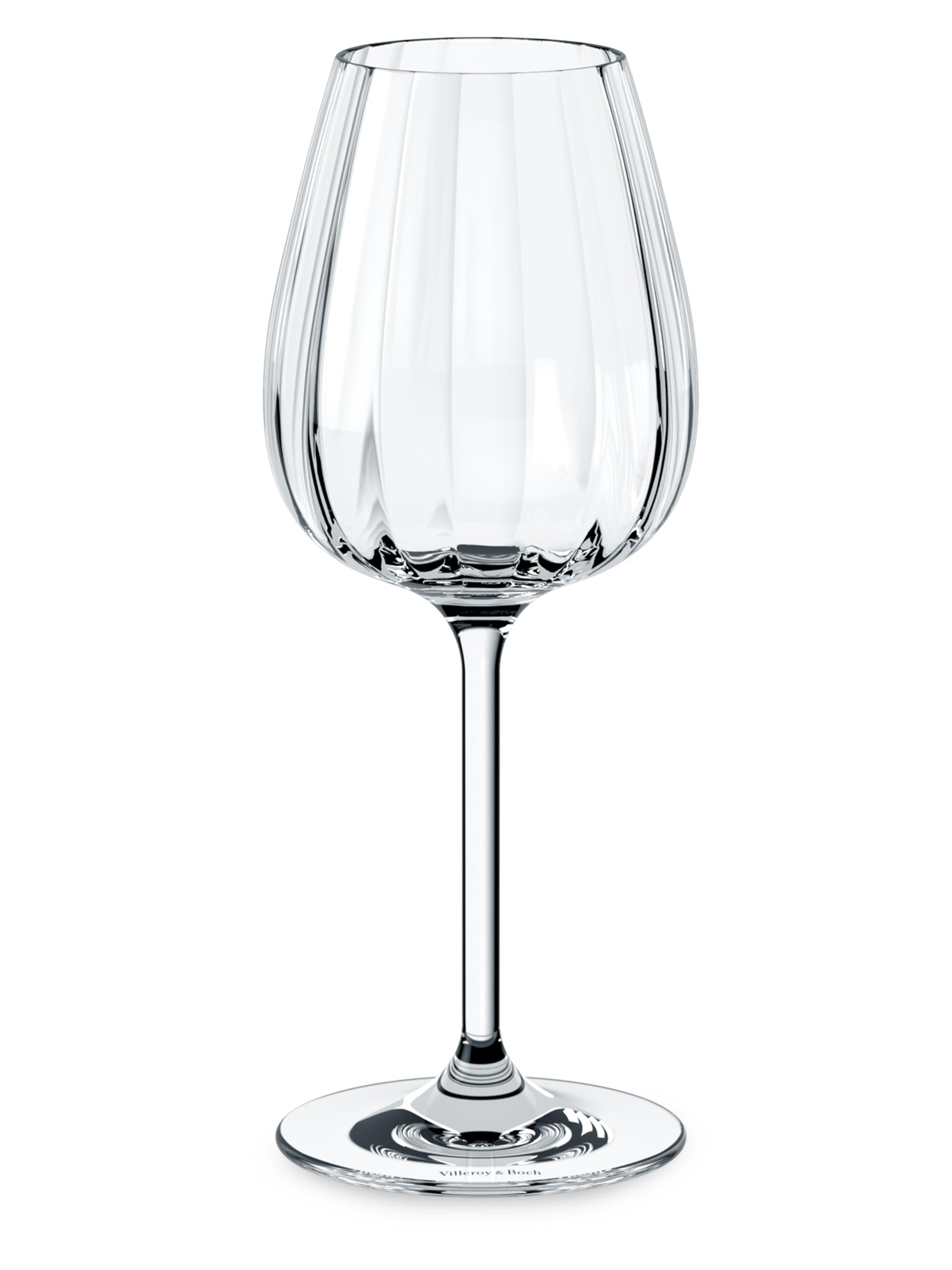 Villeroy & Boch Rose Garden Crystal White Wine Set of 4