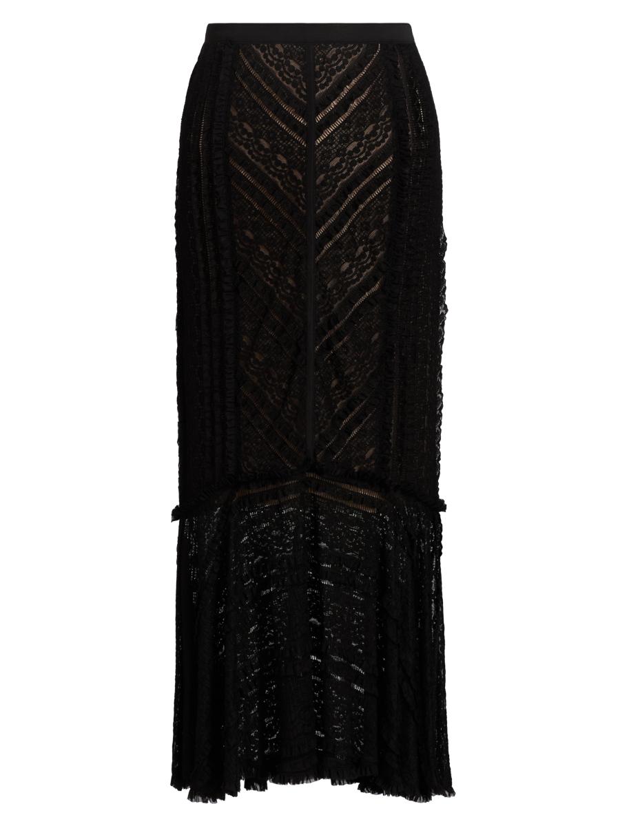 Cinq à Sept Maceio Lace Mid-Skirt | Saks Fifth Avenue