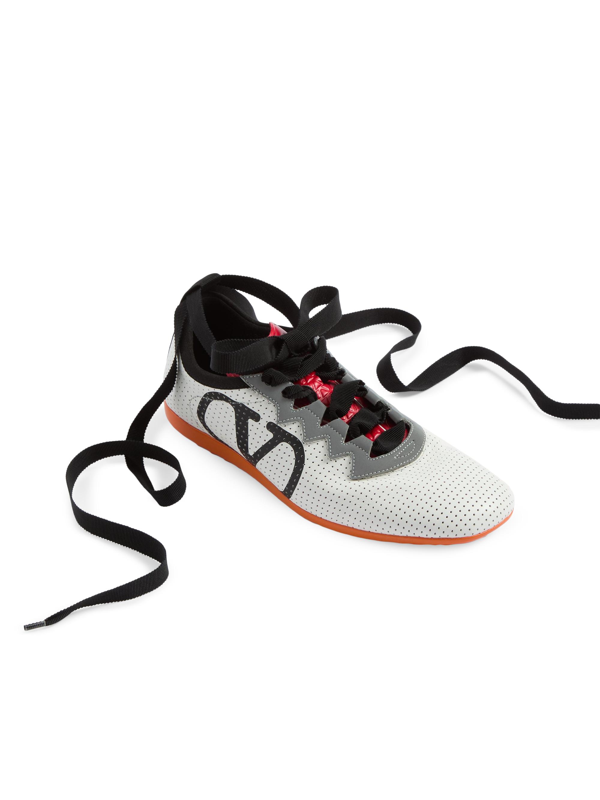 Valentino Garavani Chromathon Sneakers in Perforated Nappa | Saks