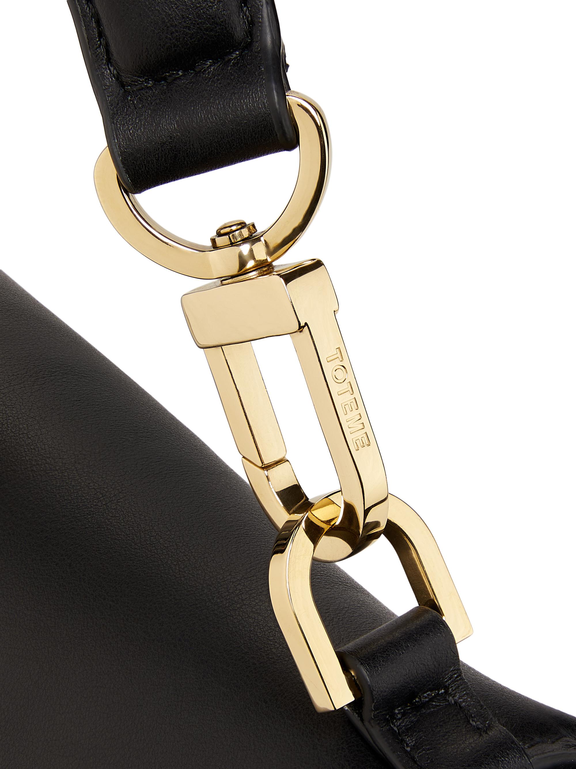 Toteme T-Lock Leather Satchel | Saks Fifth Avenue