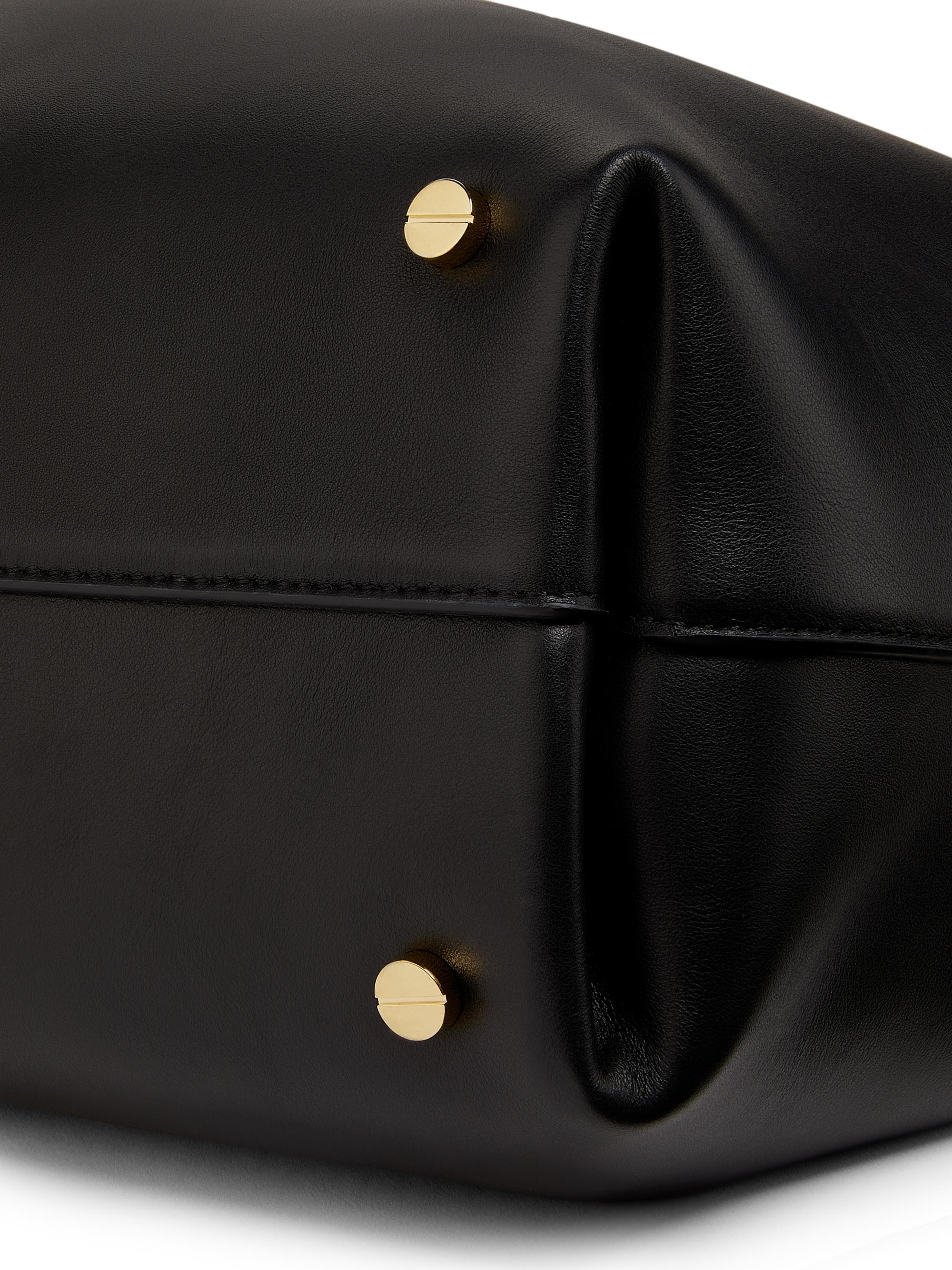 Toteme T-Lock Leather Satchel | Saks Fifth Avenue