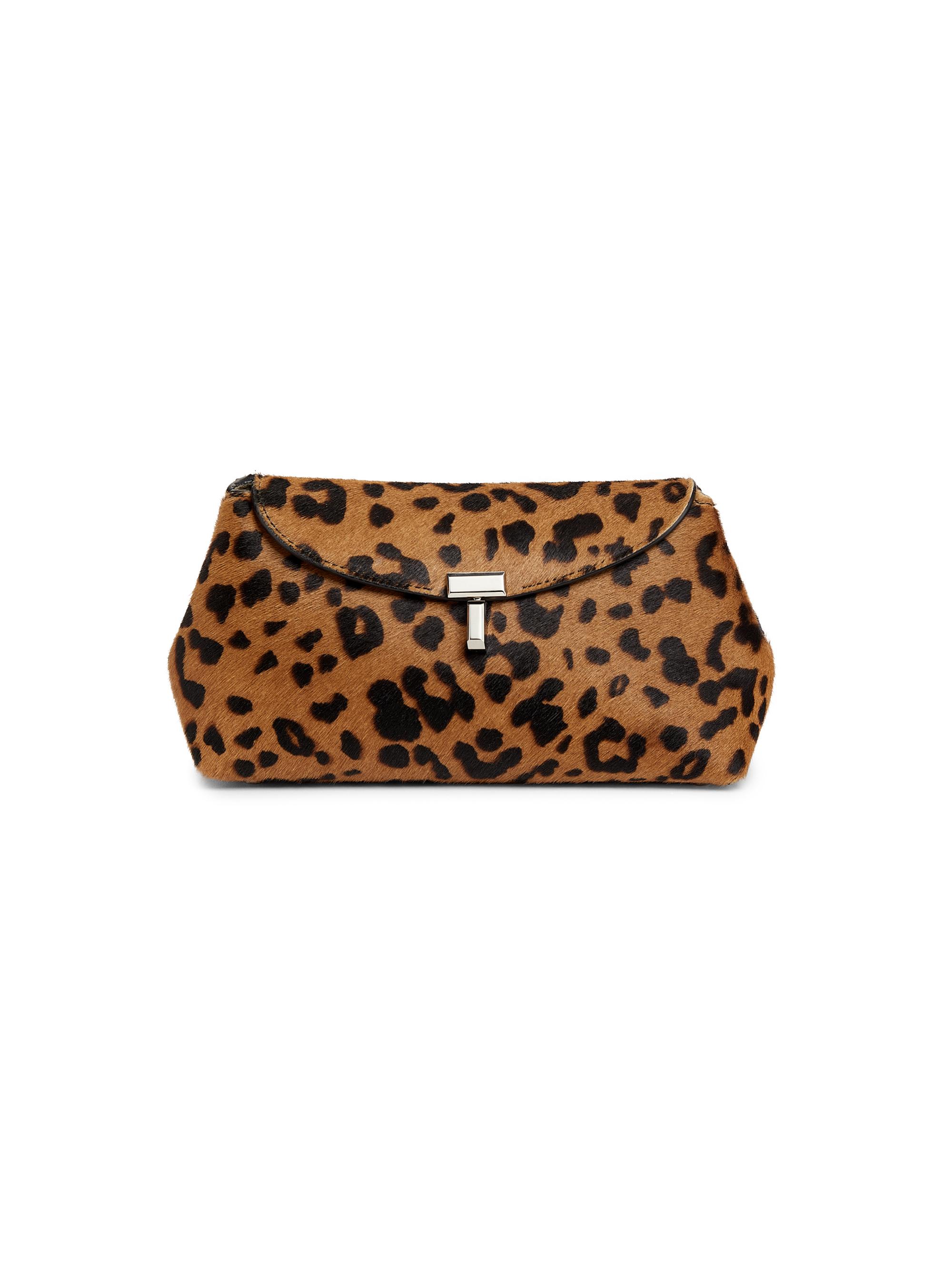 Toteme Mini T-Lock Naplack & Pony Hair Clutch | Saks Fifth Avenue