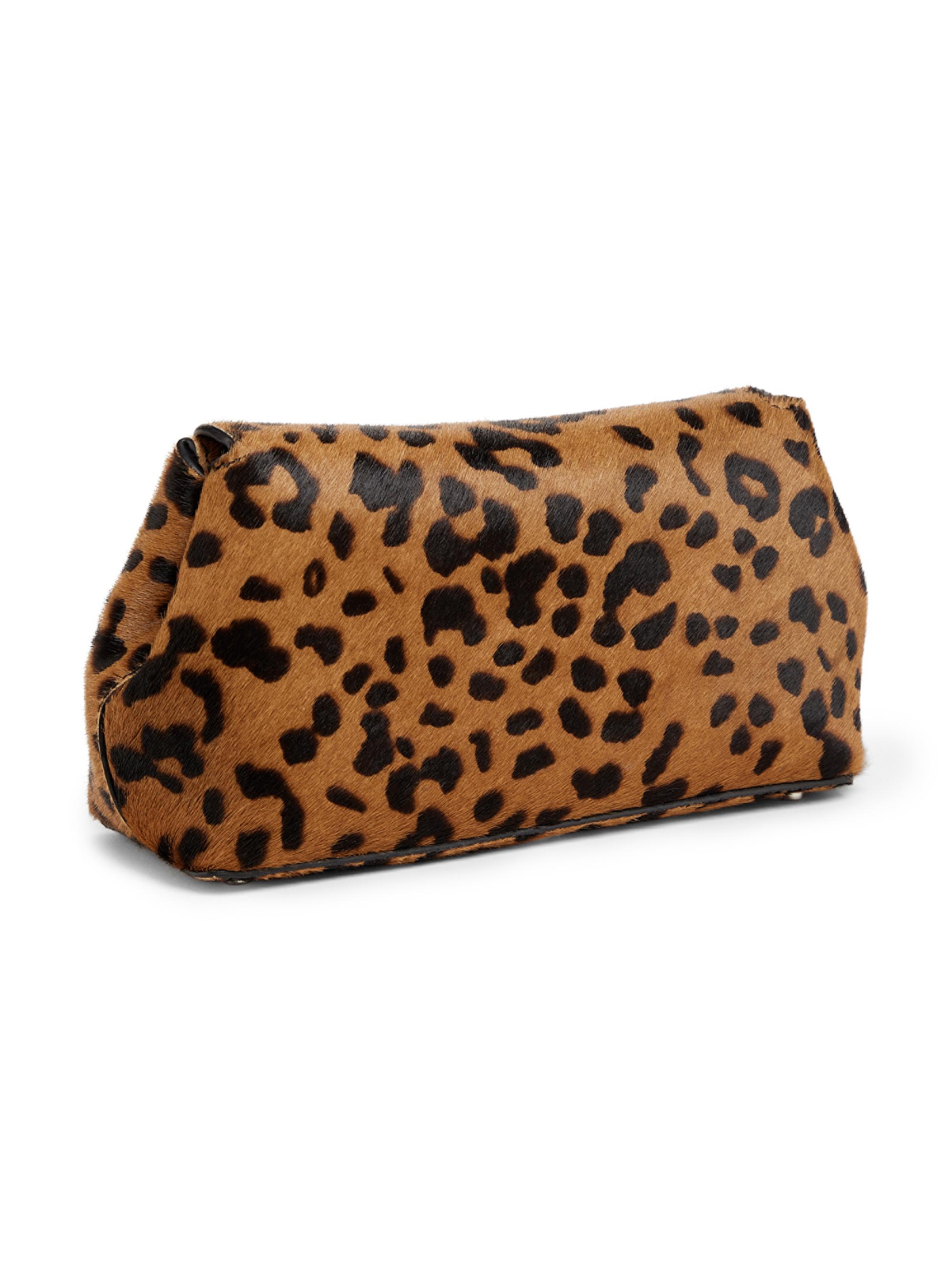 Toteme Mini T-Lock Naplack & Pony Hair Clutch | Saks Fifth Avenue