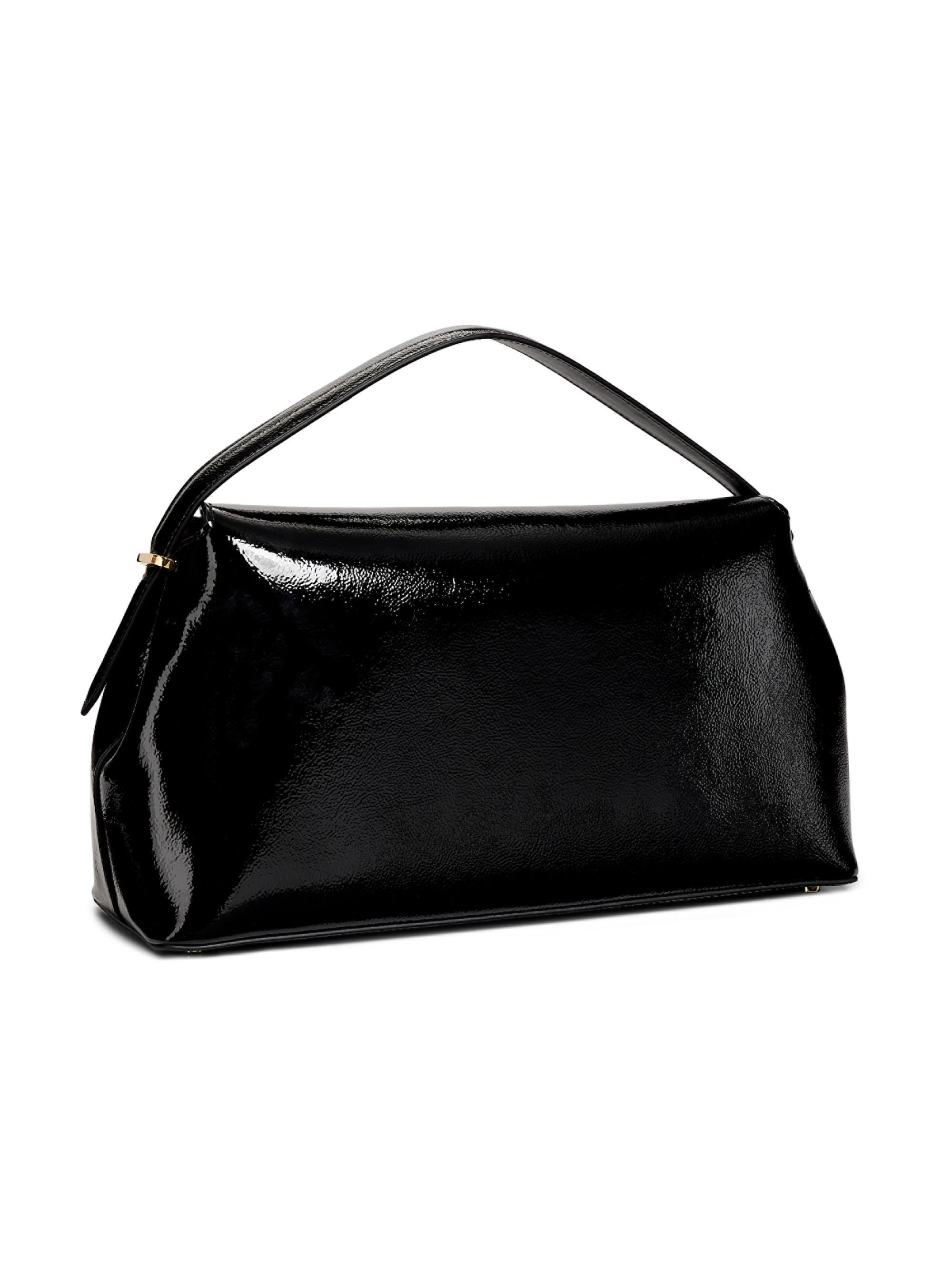 ★アングルショップ【TOM】即購入OK!!★ Toteme T-Lock Naplack Leather Top Handle Bag | Saks Fifth Avenue