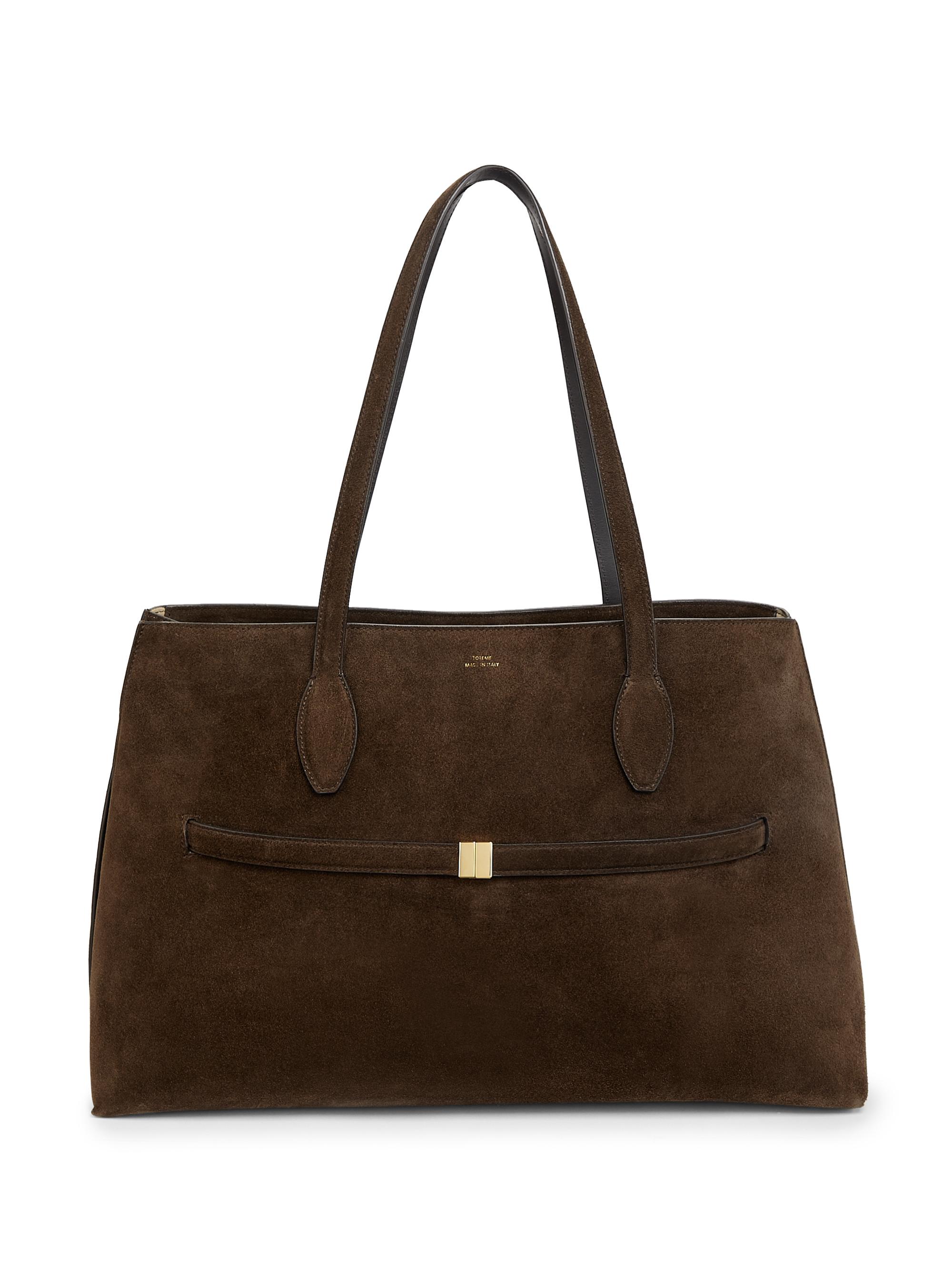 Toteme Women's Suede Lounge Tote Bag - Brown