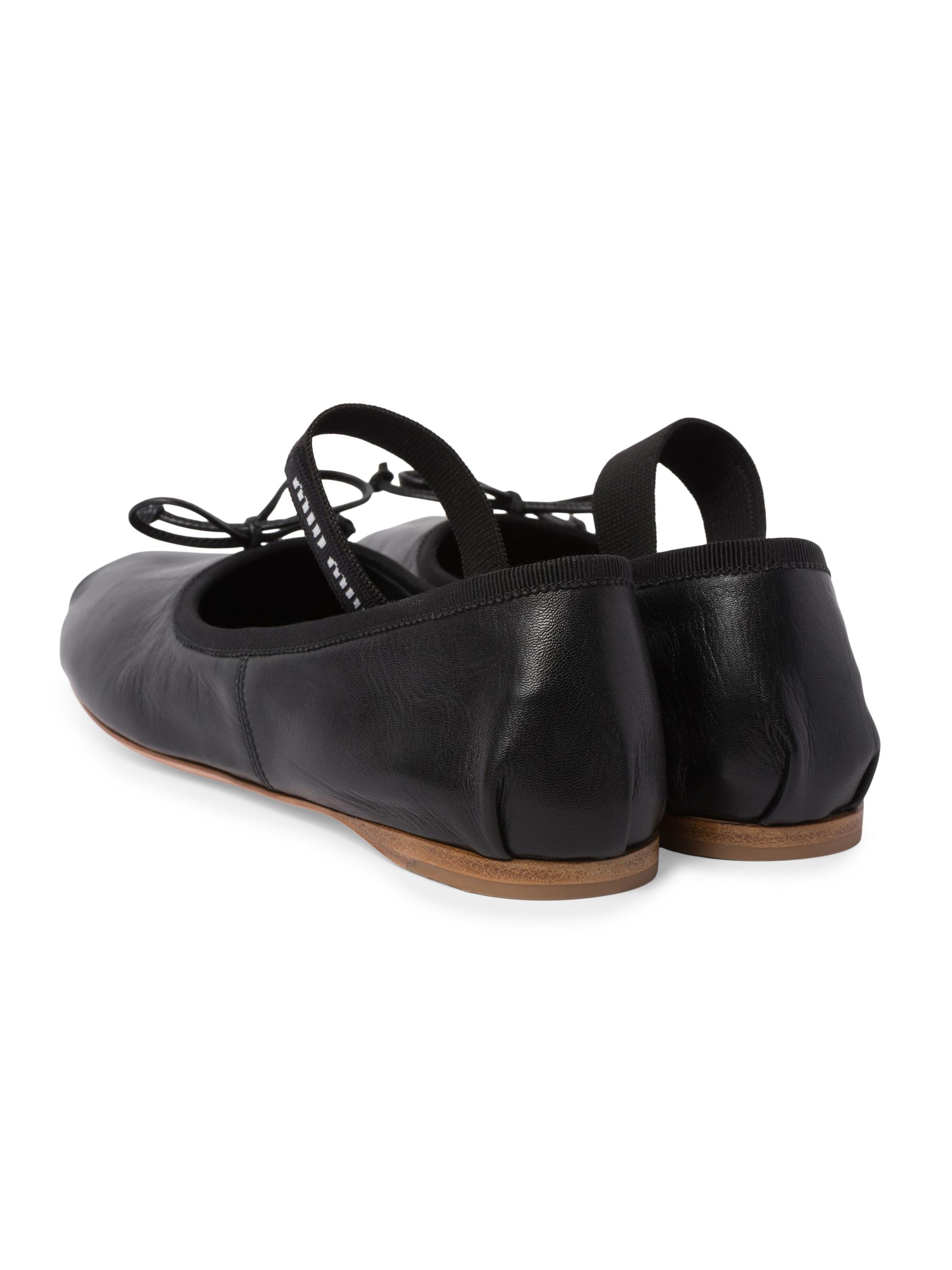 Miu Miu Leather Ballerinas | Saks Fifth Avenue