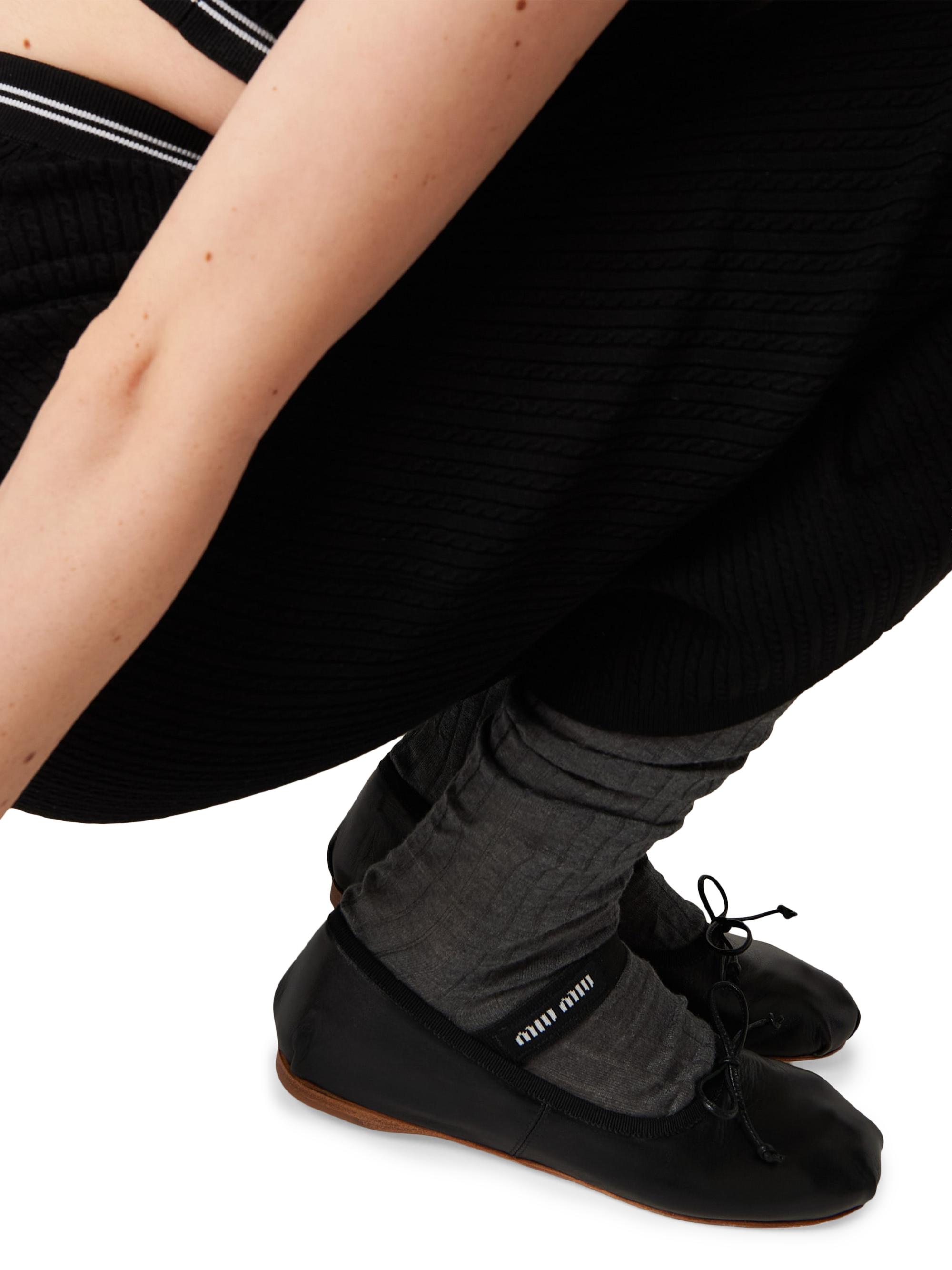 Miu Miu Leather Ballerinas | Saks Fifth Avenue