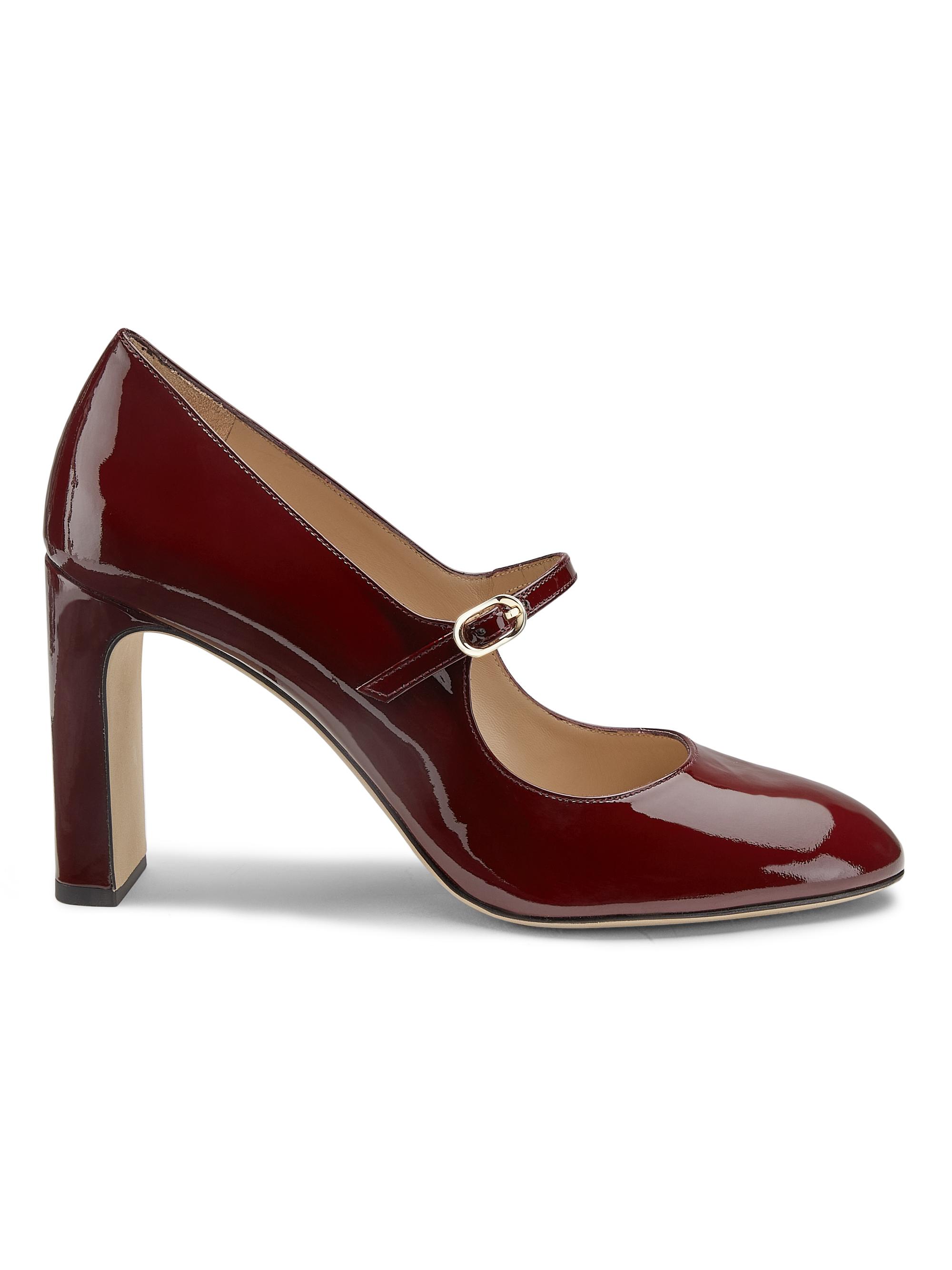 Stuart Weitzman Women's Babette 85MM Patent Leather Mary Jane Pumps - Rosewood