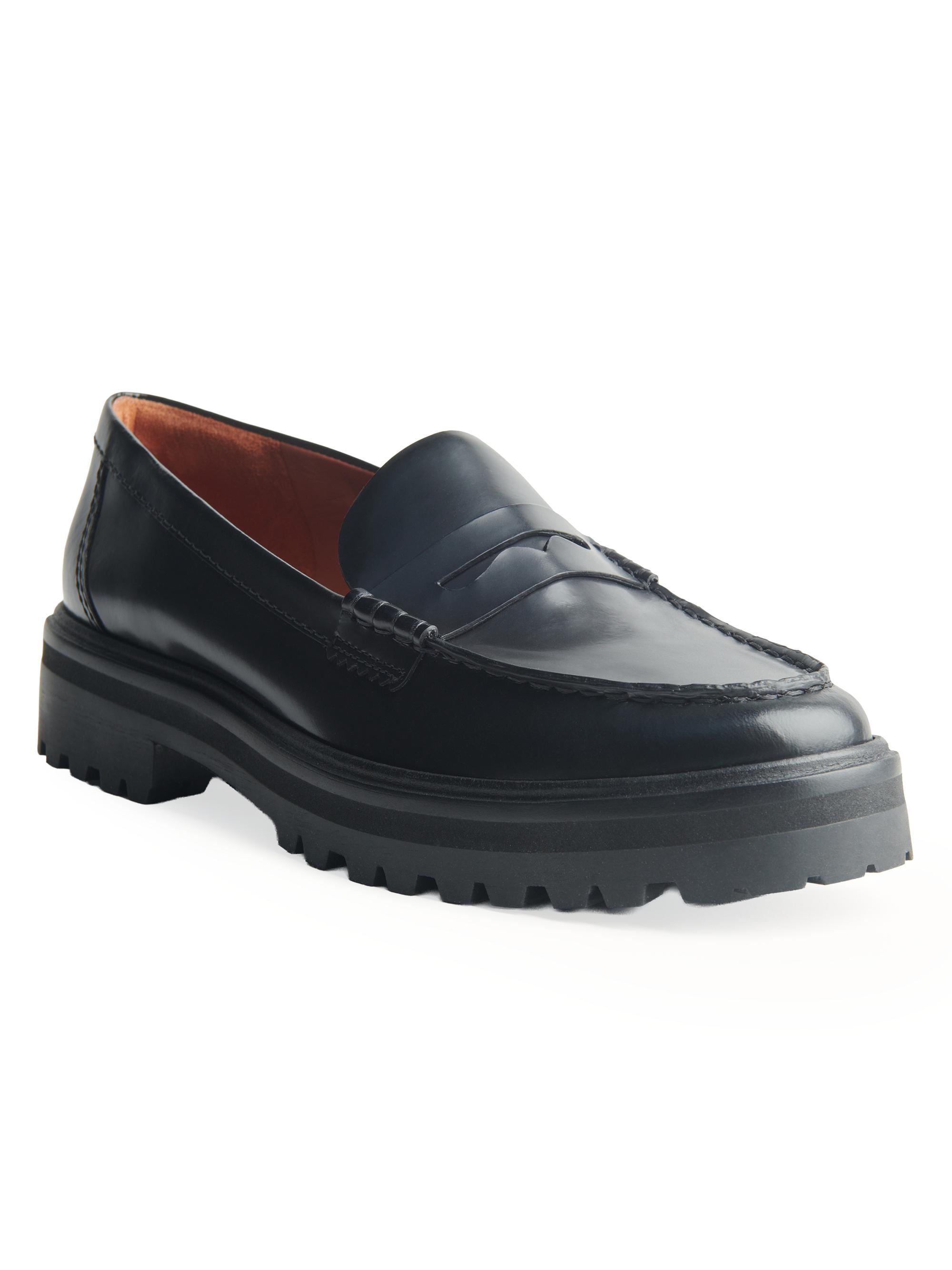 Agathea 30MM Leather Chunky Loafers
