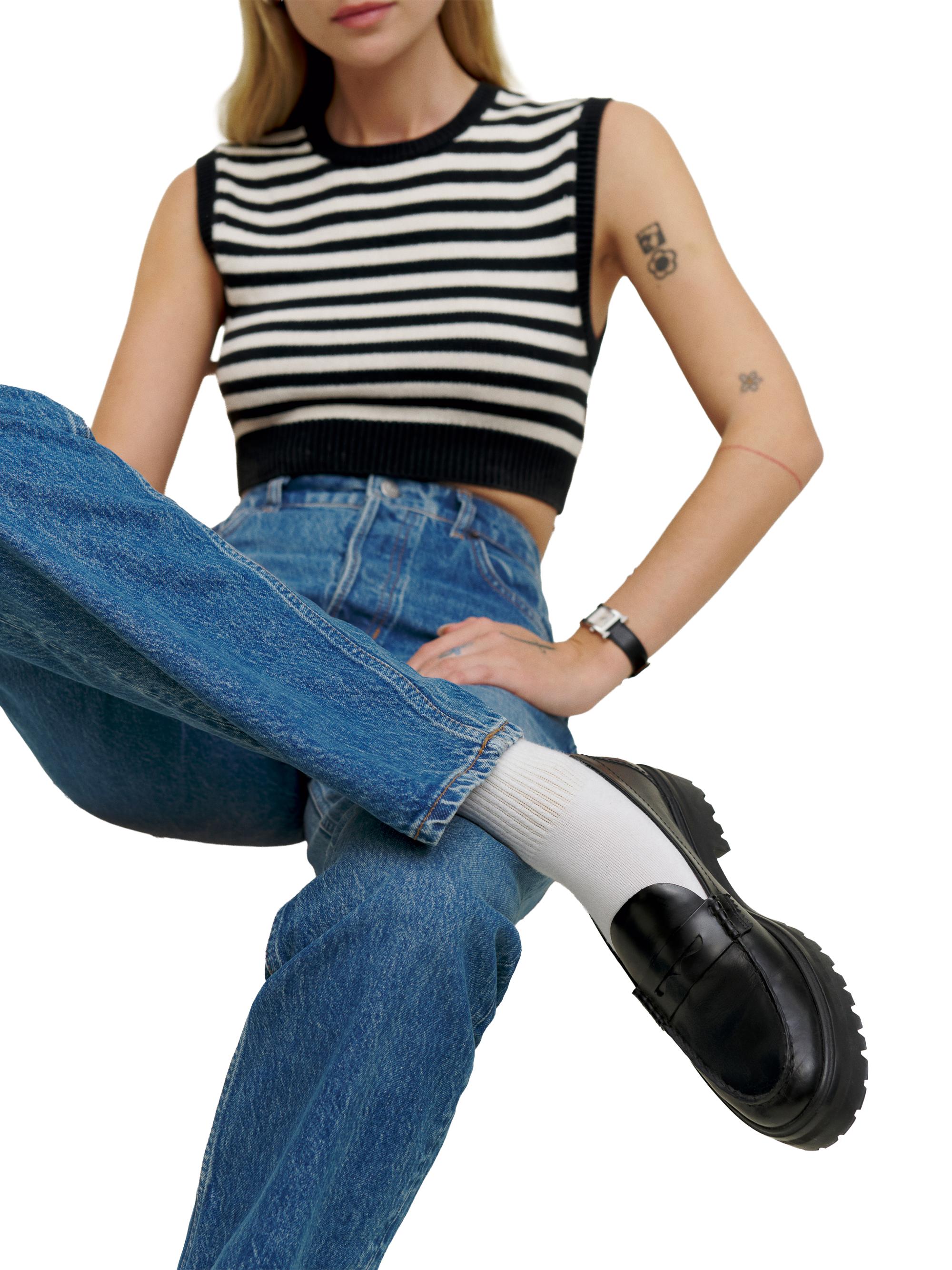 Agathea 30MM Leather Chunky Loafers