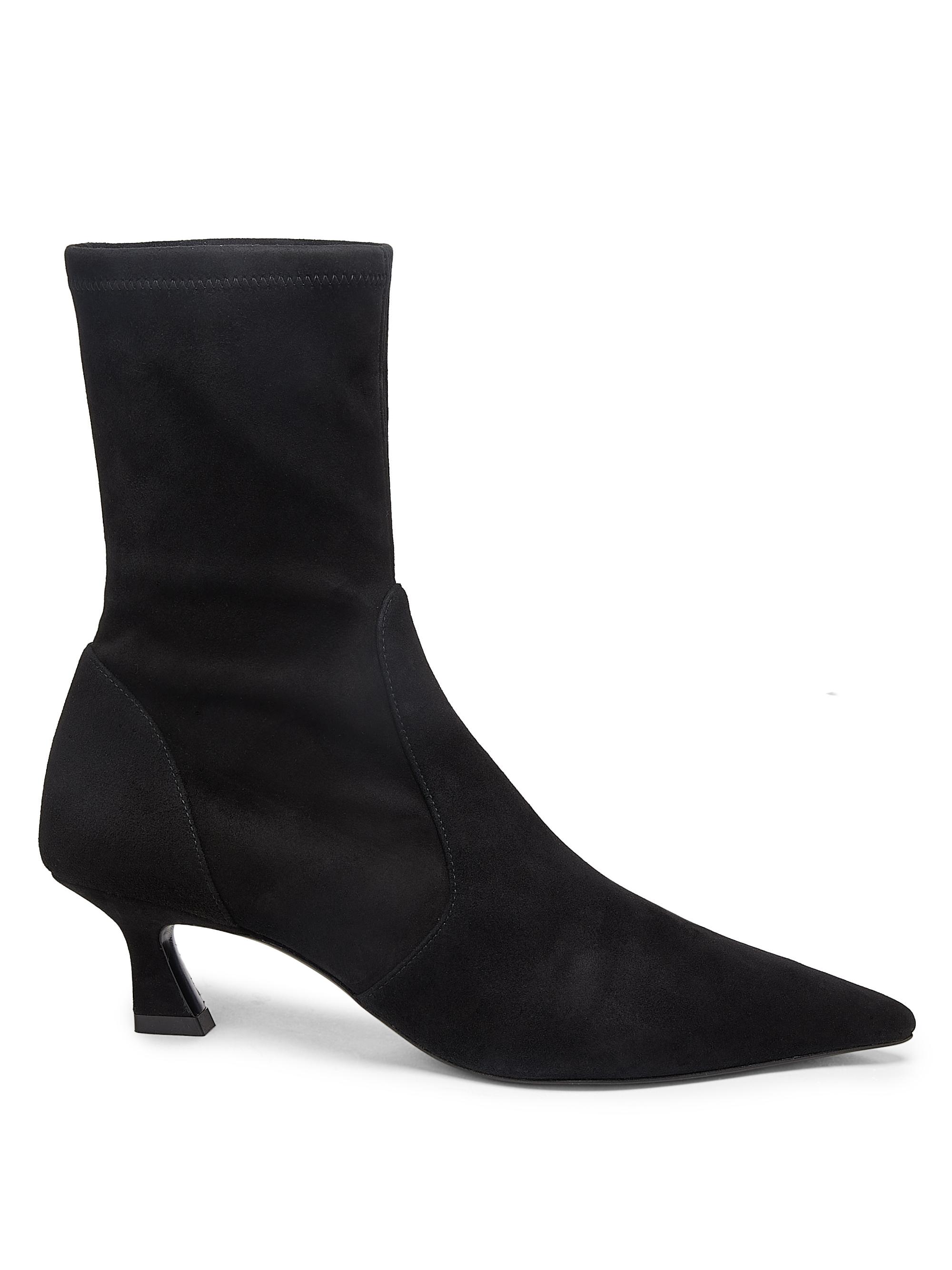 Stuart Weitzman Vinnie 50MM Suede Boots | Saks Fifth Avenue