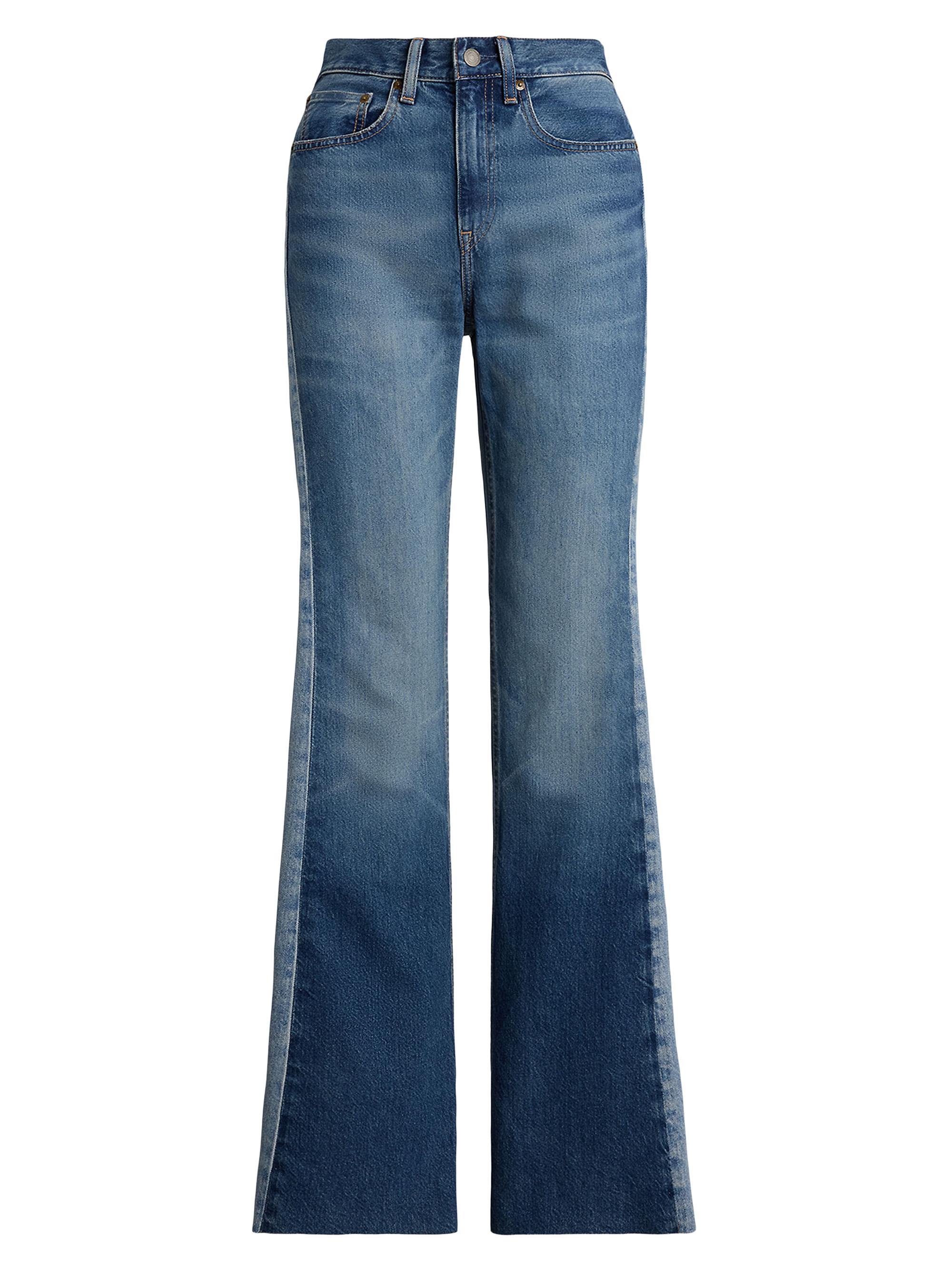 Polo Ralph Lauren High-Rise Wide-Leg Crop Jeans | Saks Fifth Avenue