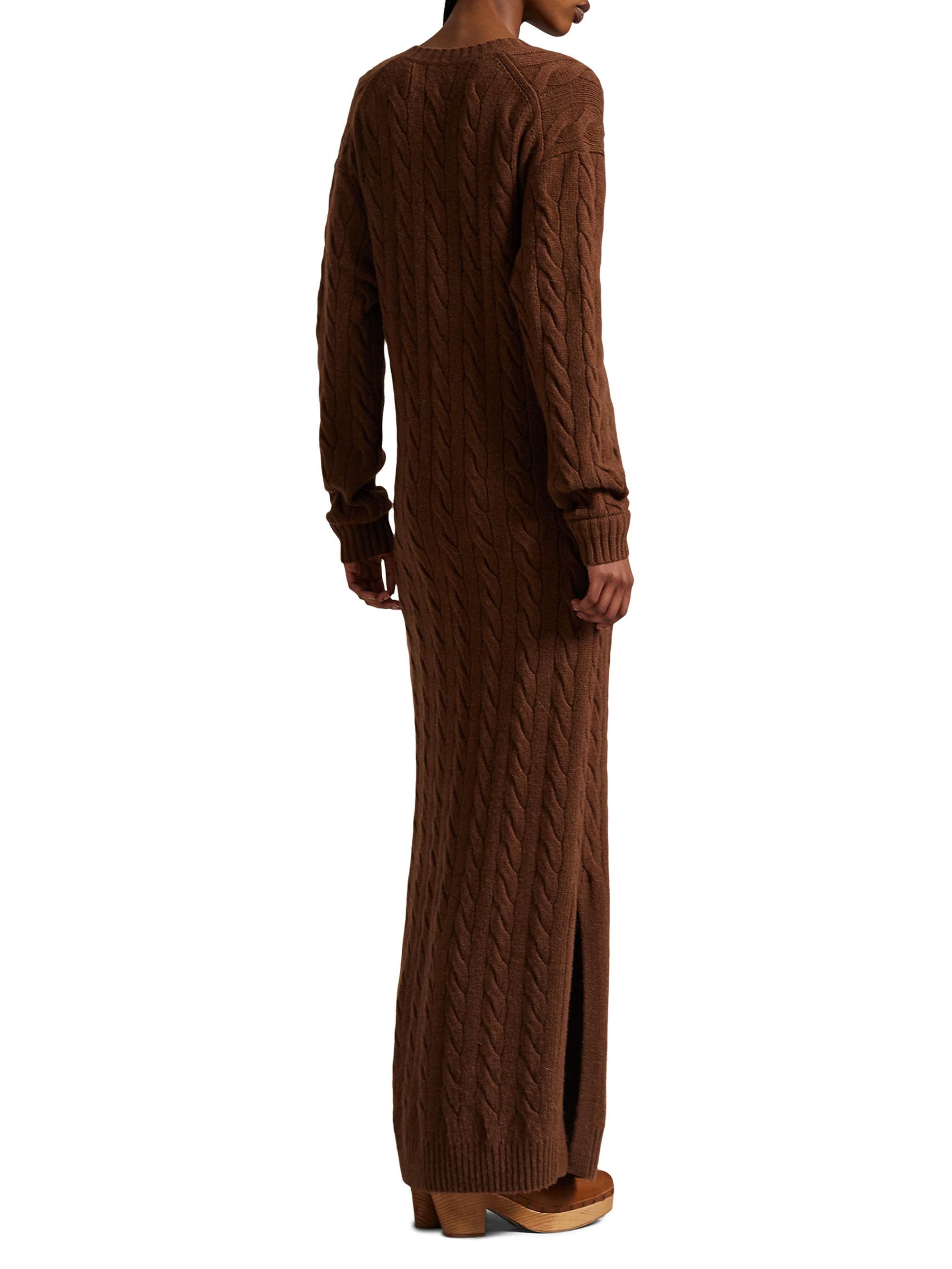 Polo Ralph Lauren Cable-Knit Wool-Blend Maxi Sweaterdress | Saks Fifth  Avenue