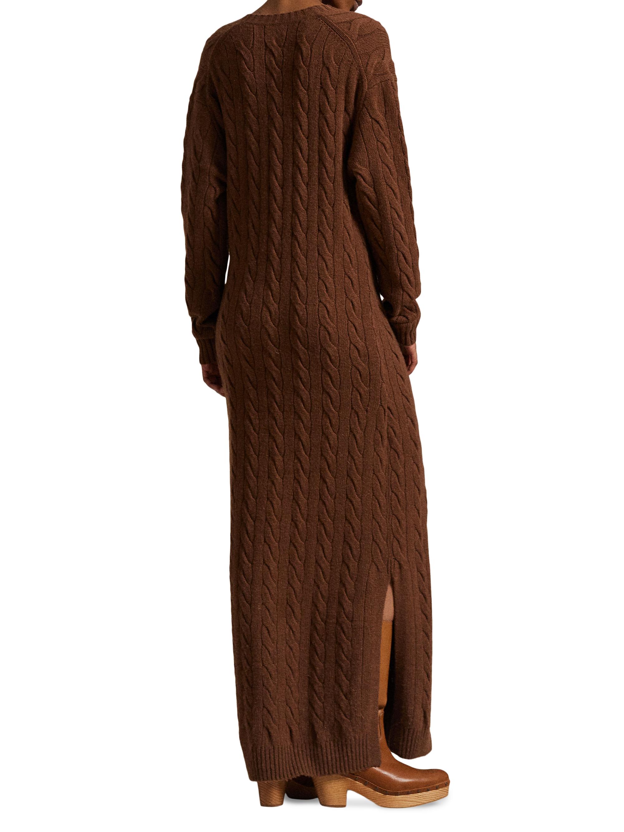 Polo Ralph Lauren Cable-Knit Wool-Blend Maxi Sweaterdress | Saks Fifth  Avenue