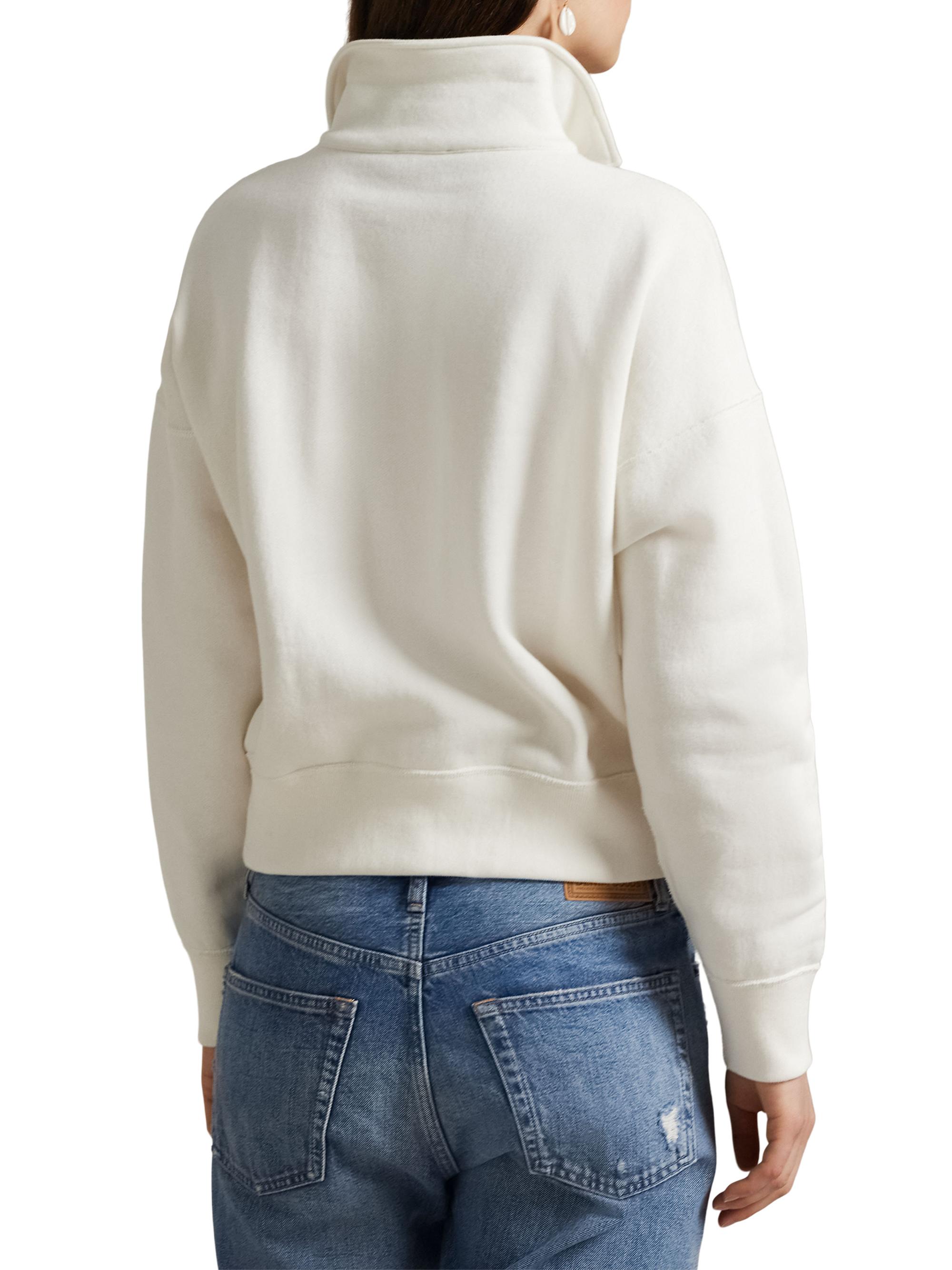 Logo Fleece Quarter-Zip Sweatshirt