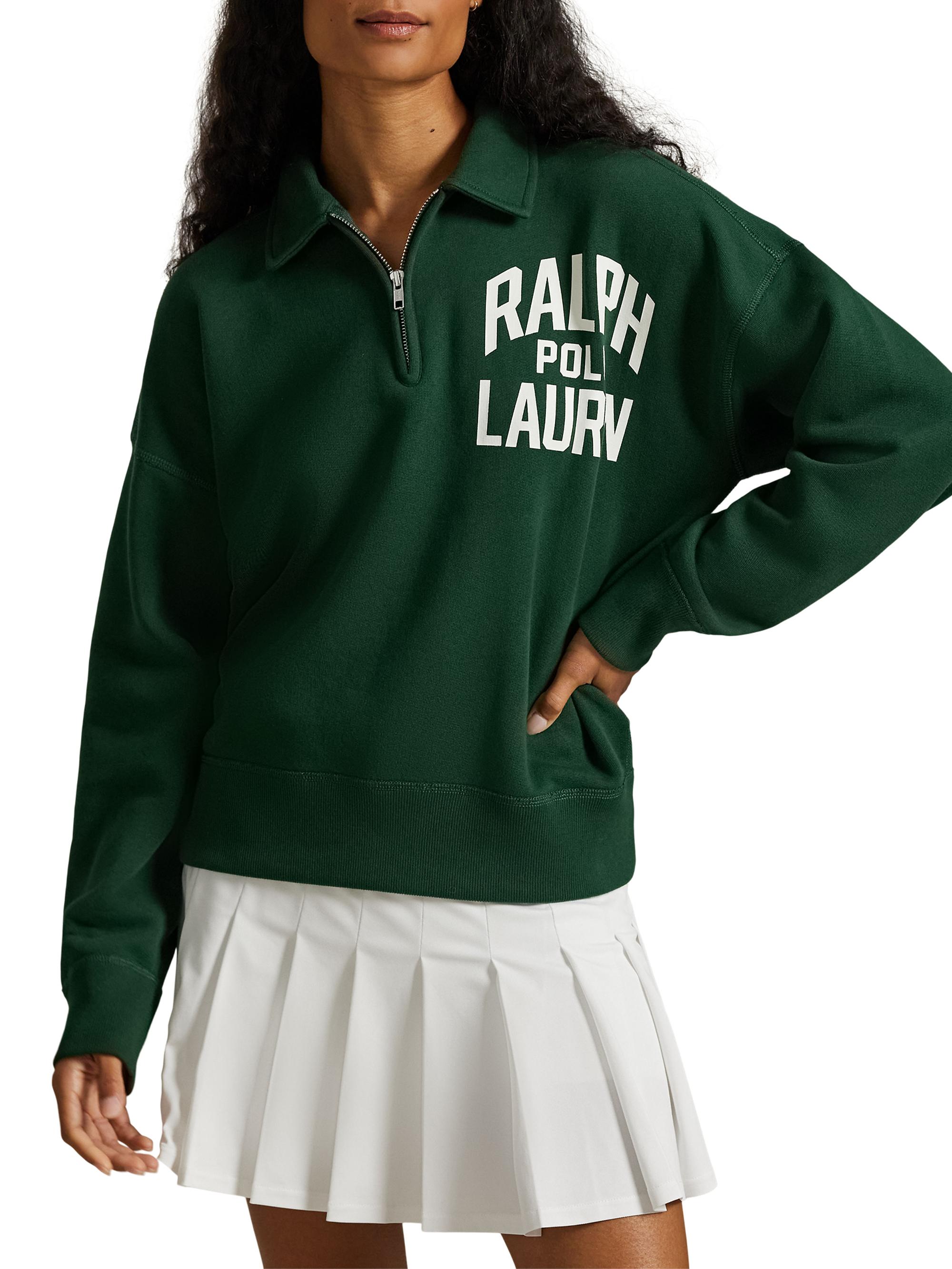 Logo Fleece Quarter-Zip Sweatshirt