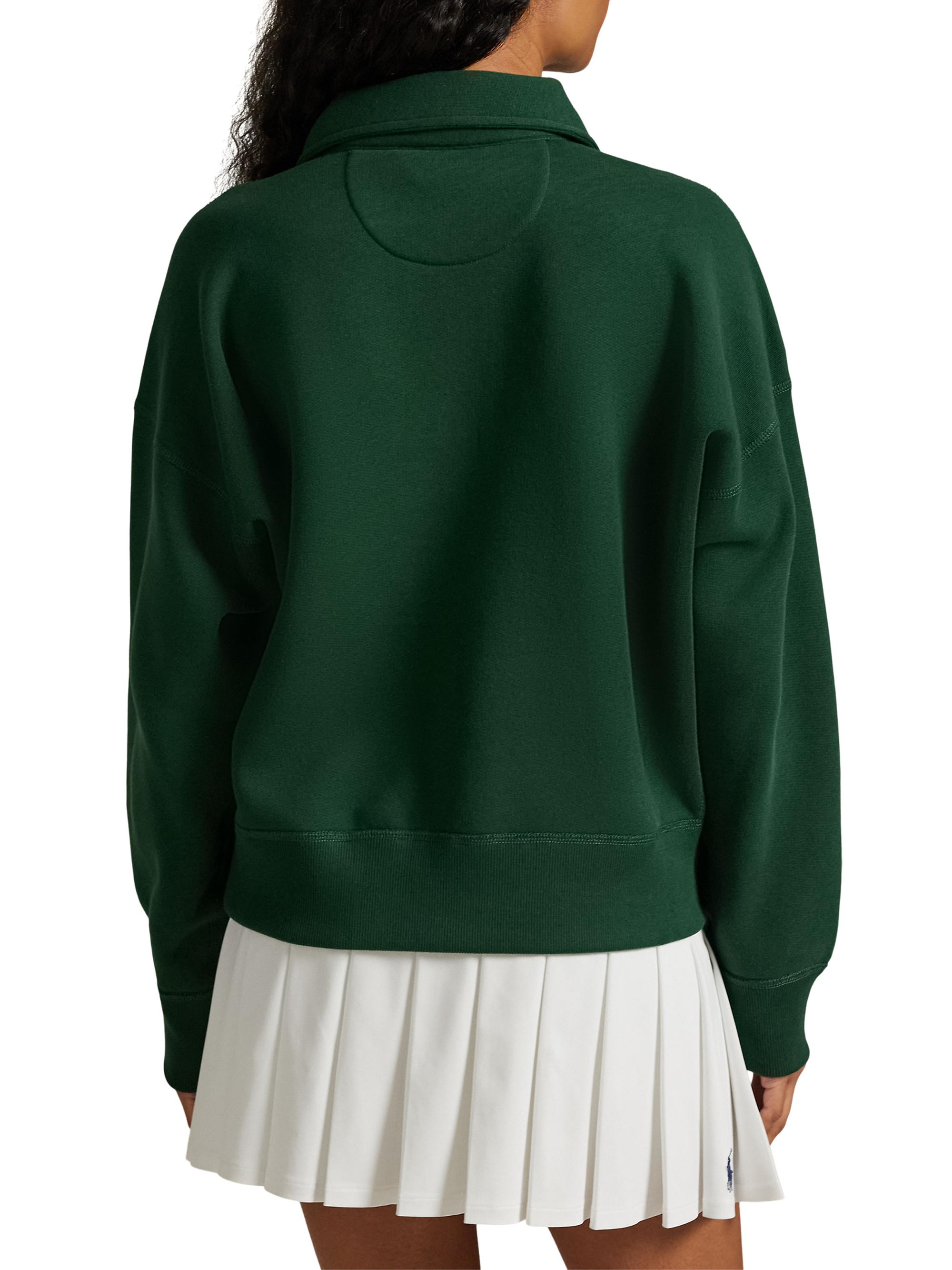 Logo Fleece Quarter-Zip Sweatshirt