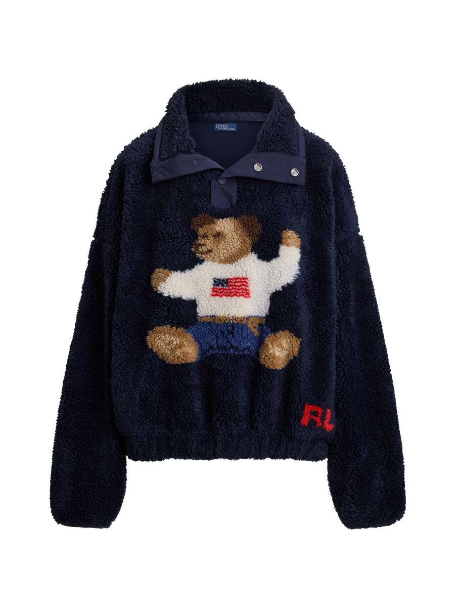 Polo Ralph Lauren Vintage Polo Bear Fleece Sweatshirt | Saks