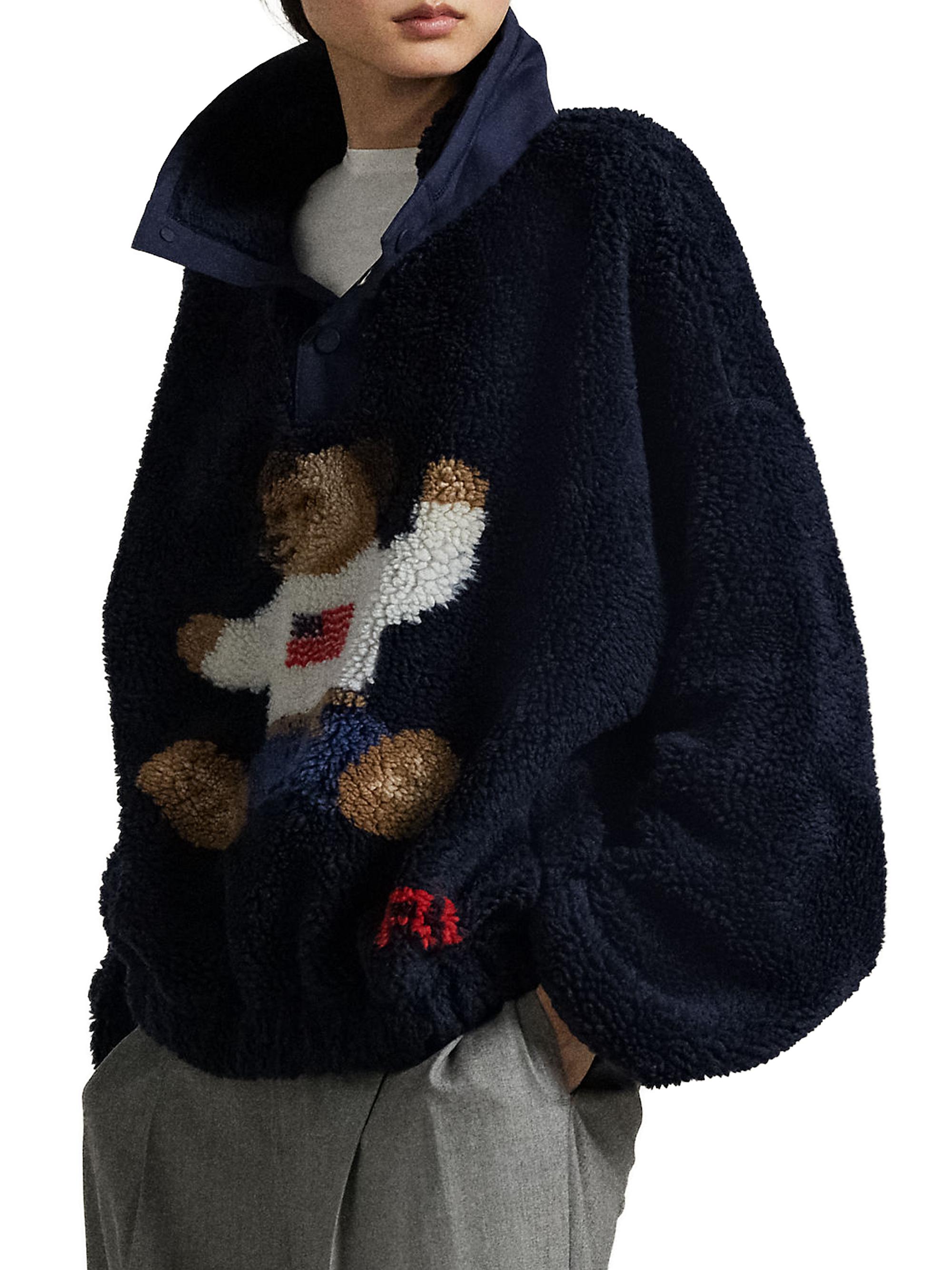 Polo Ralph Lauren Vintage Polo Bear Fleece Sweatshirt | Saks Fifth
